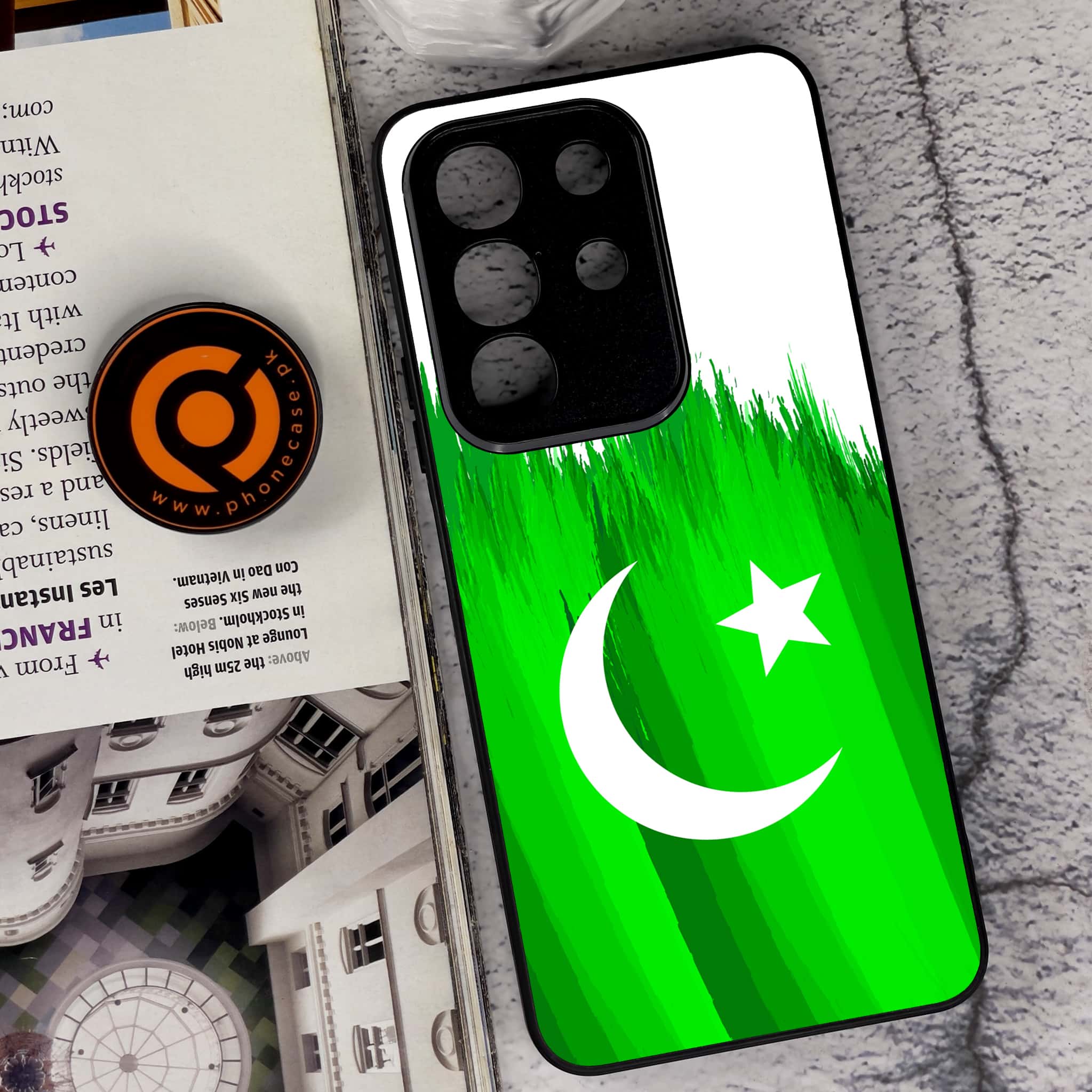 Vivo Y29 4G - Pakistani Flag Series - Premium Metal Printed soft Bumper Shock Proof Case