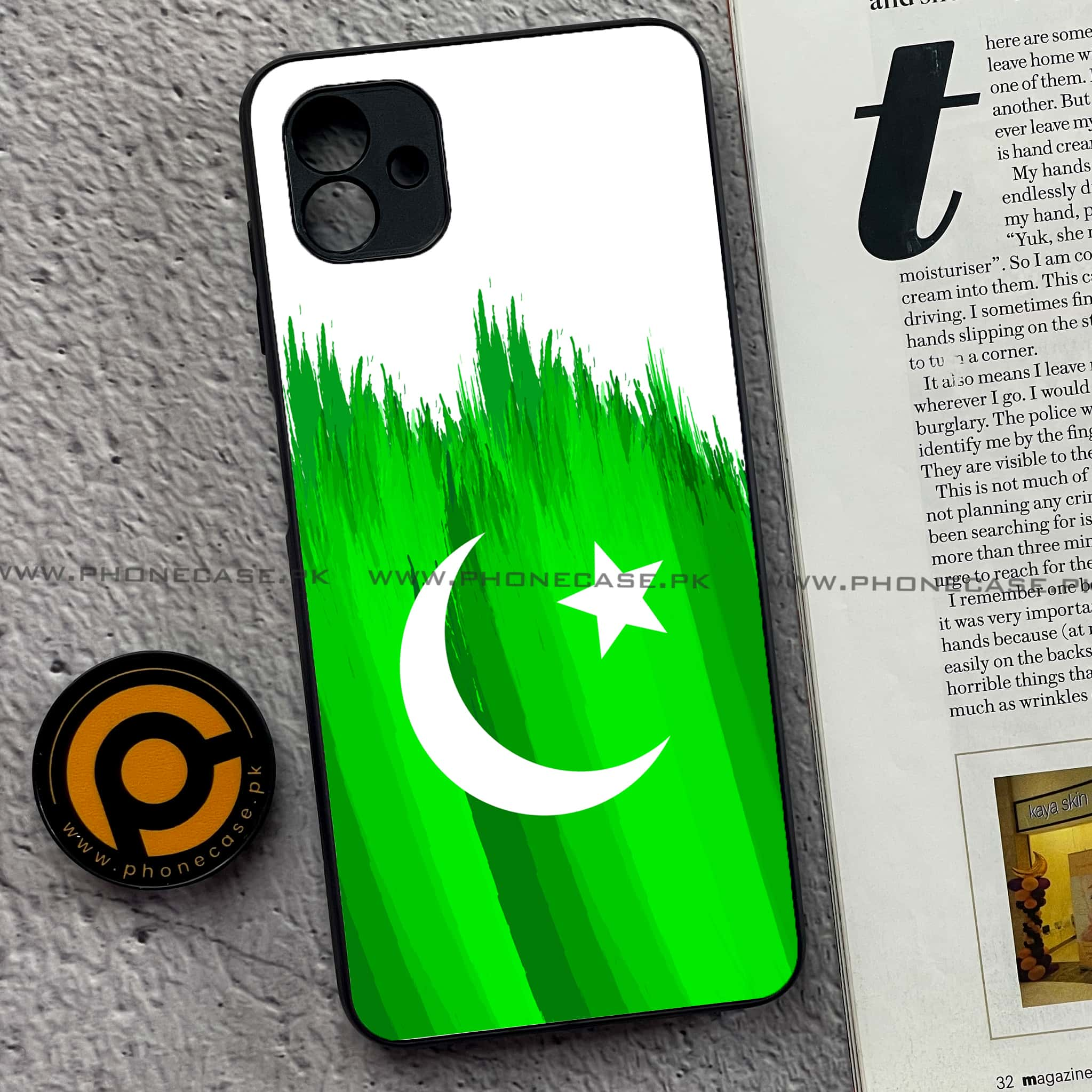 Samsung Galaxy A04 - Pakistani Flag Series - Premium Printed Glass soft Bumper shock Proof Case