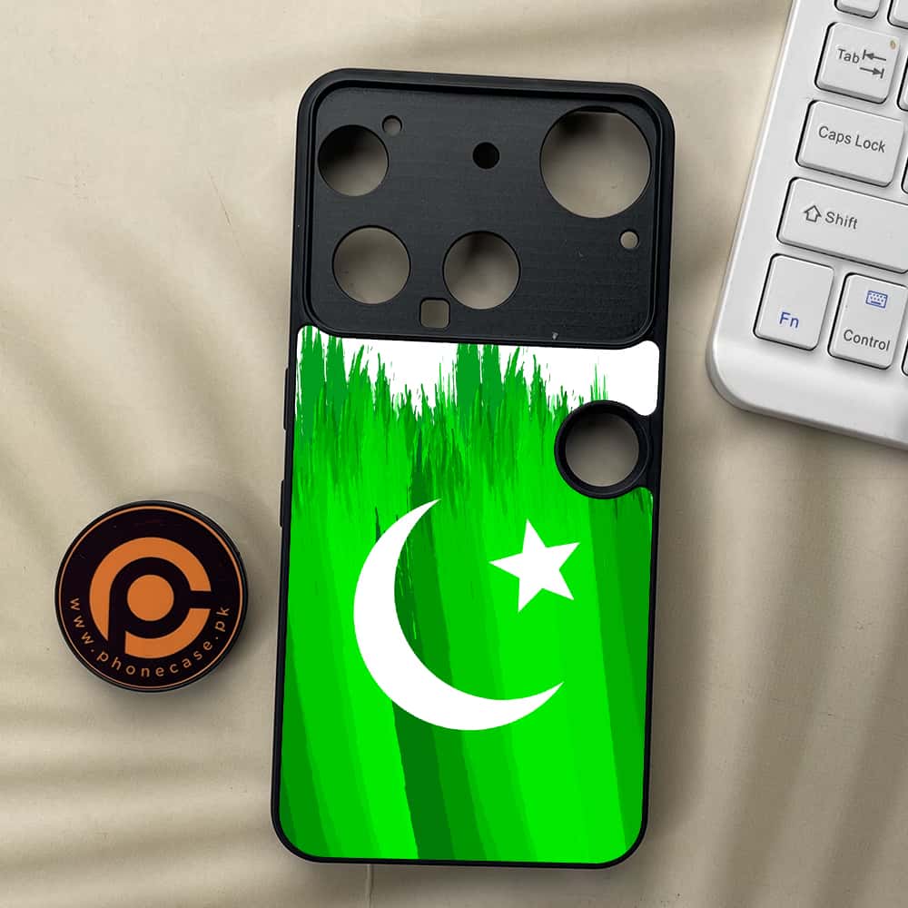 Nothing Phone 3 - Pakistani Flag Series - Premium Metal  Printed soft Bumper shock Proof Case