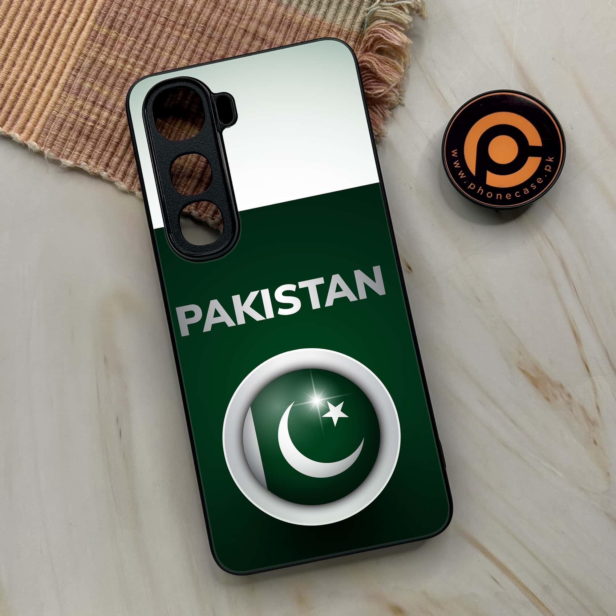 Vivo Y400 - Pakistani Flag Series - Premium Metal Printed soft Bumper shock Proof Case