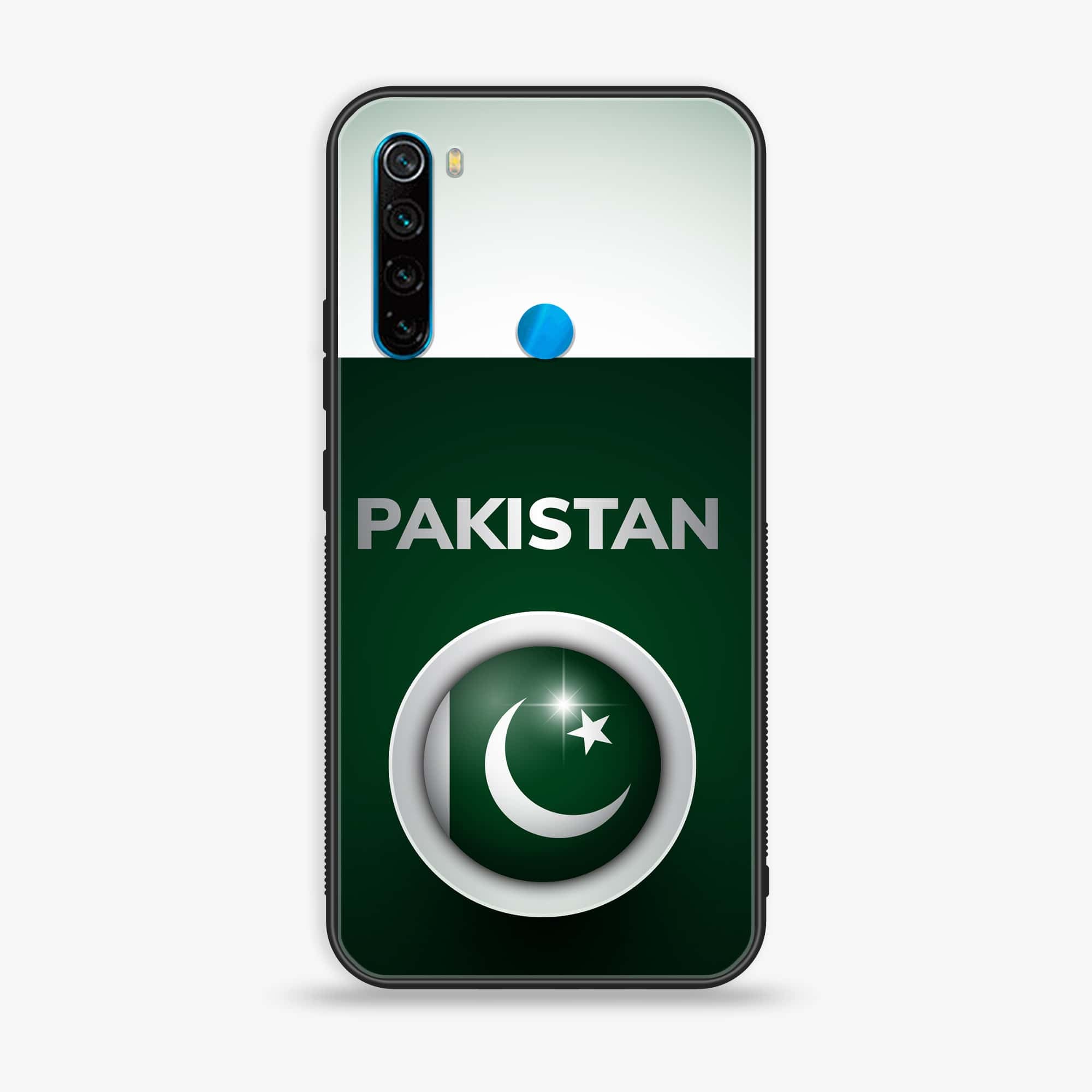 Redmi Note 8 - Pakistani Flag Series - Premium Printed Glass soft Bumper shock Proof Case