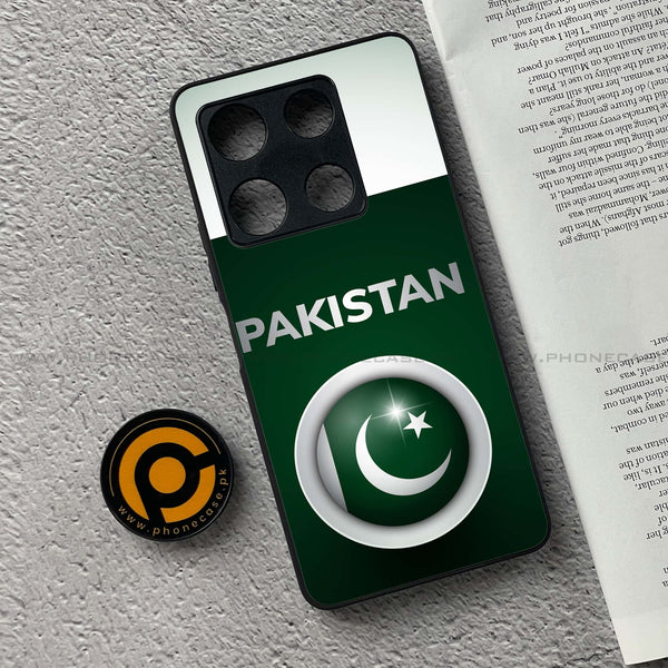 Infinix Note 30 Pro - Pakistani Flag Design 7 - Premium Metal Printed soft Bumper shock Proof Case  CS-34100