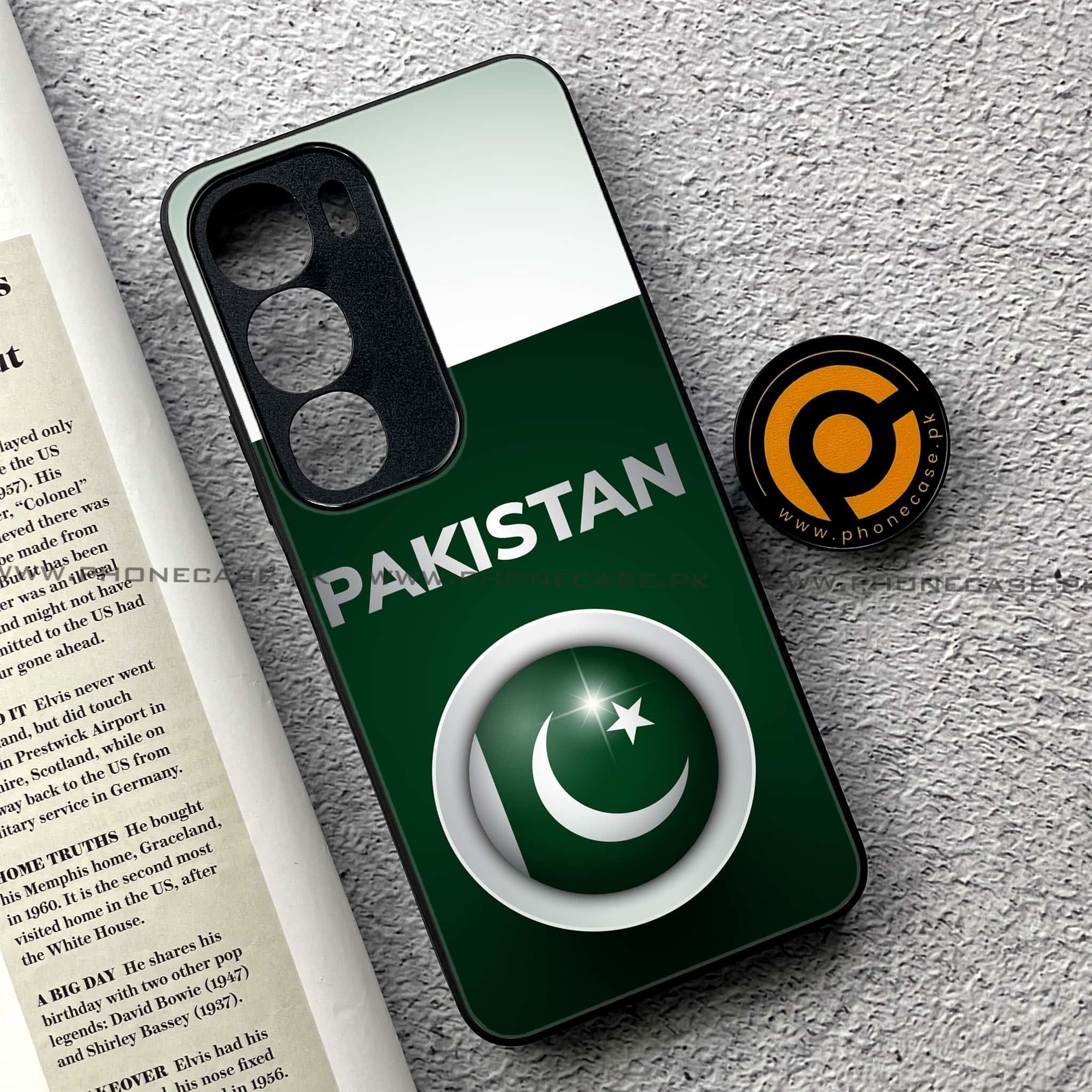 Vivo Y19s - Pakistani Flag Series - Premium Printed Glass soft Bumper shock Proof Case