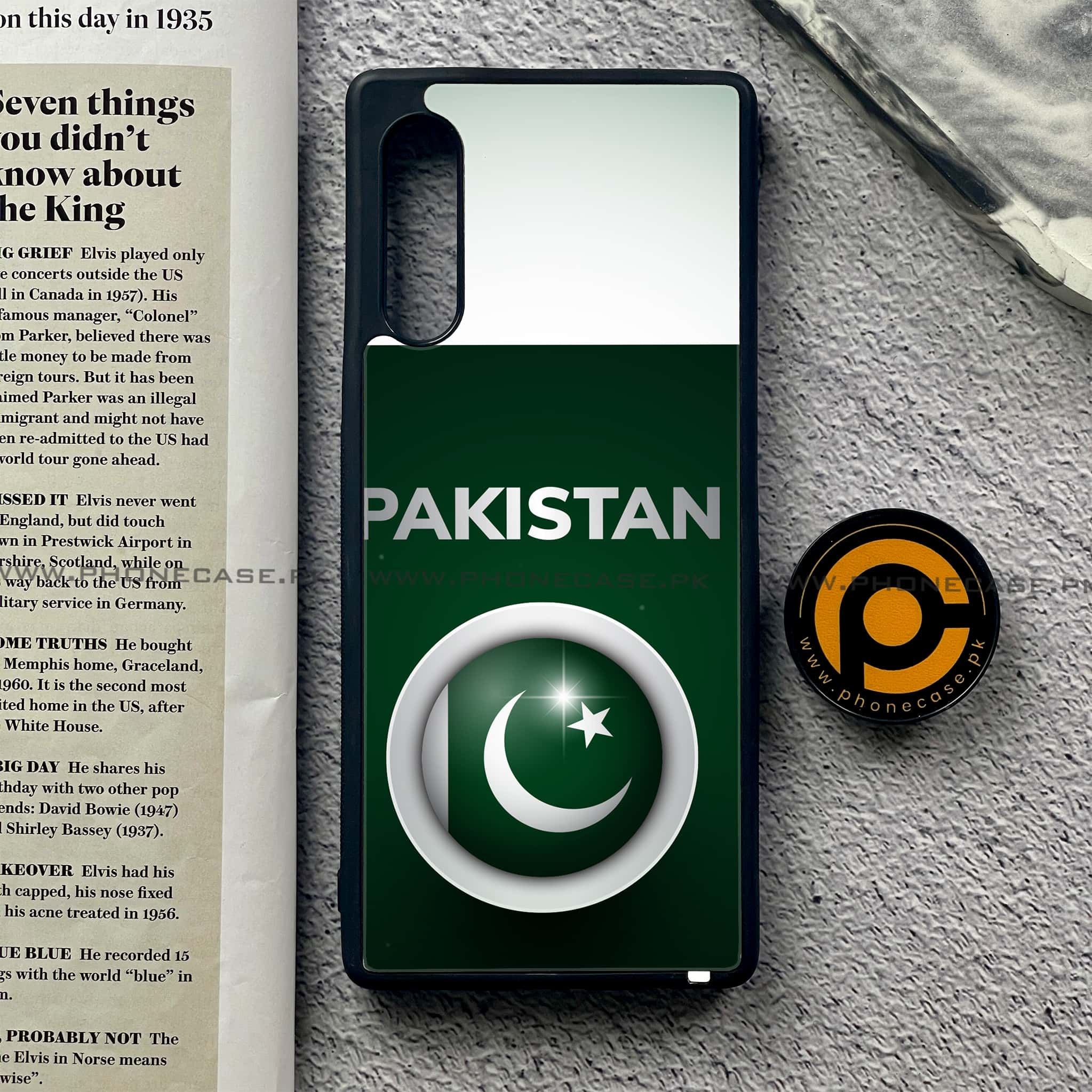 LG Velvet - Pakistani Flag Series - Premium Printed Glass soft Bumper shock Proof Case