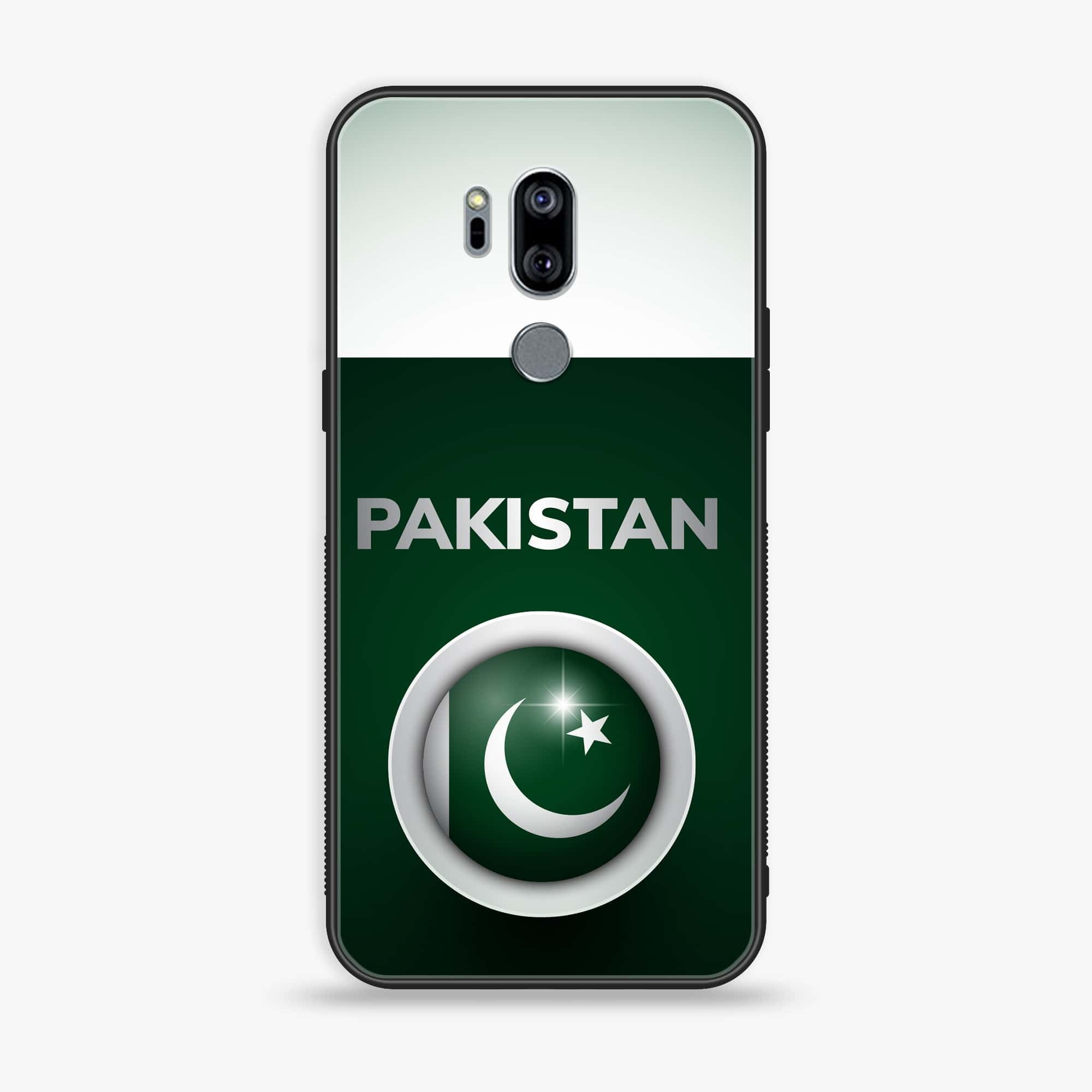 LG G7 ThinQ - Pakistani Flag Series - Premium Printed Glass soft Bumper shock Proof Case