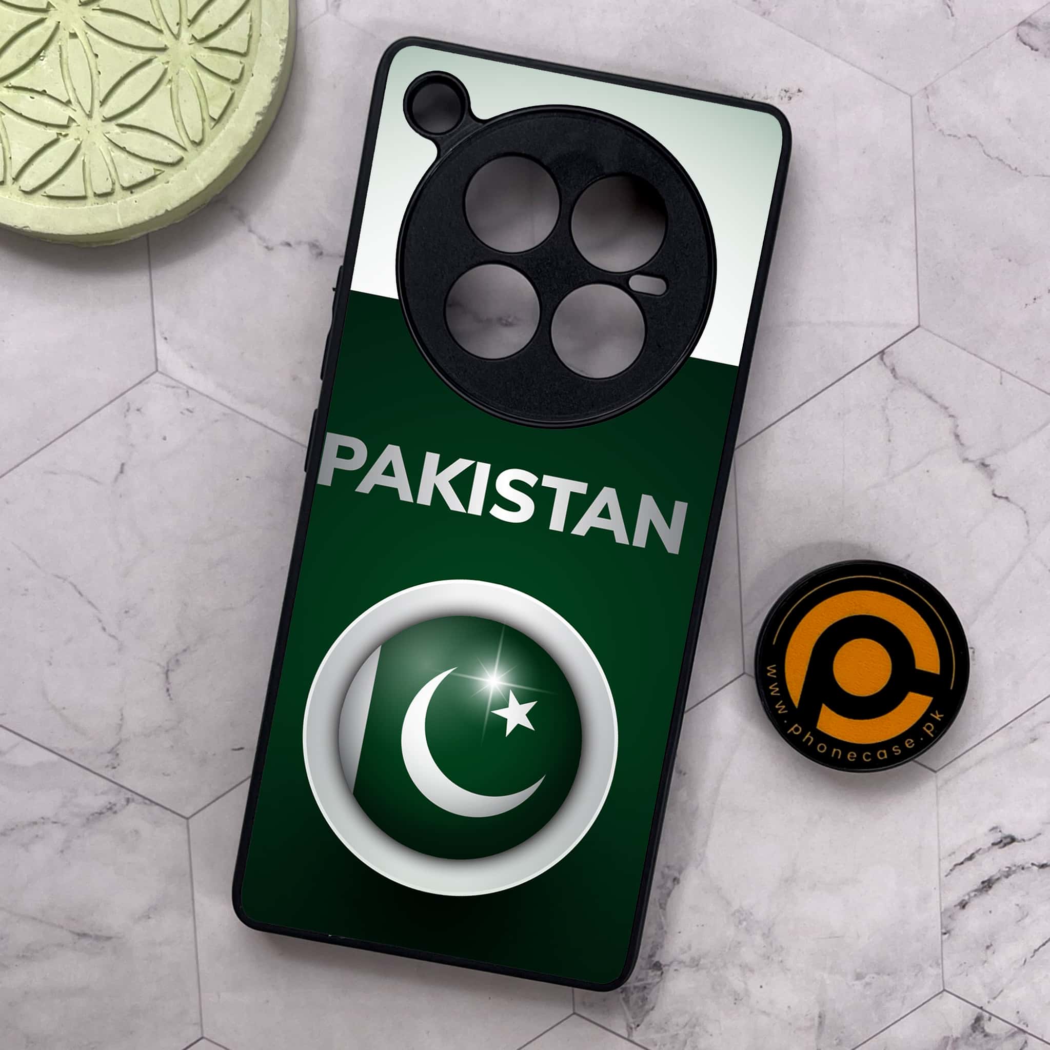 Infinix Zero 40 5G - Pakistani Flag Series - Premium Metal Printed soft Bumper shock Proof Case