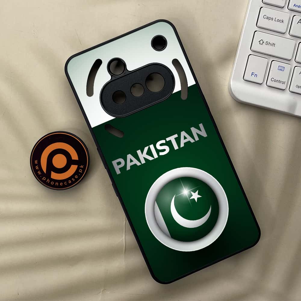 Nothing Phone 3a - Pakistani Flag Series - Premium Metal  Printed soft Bumper shock Proof Case