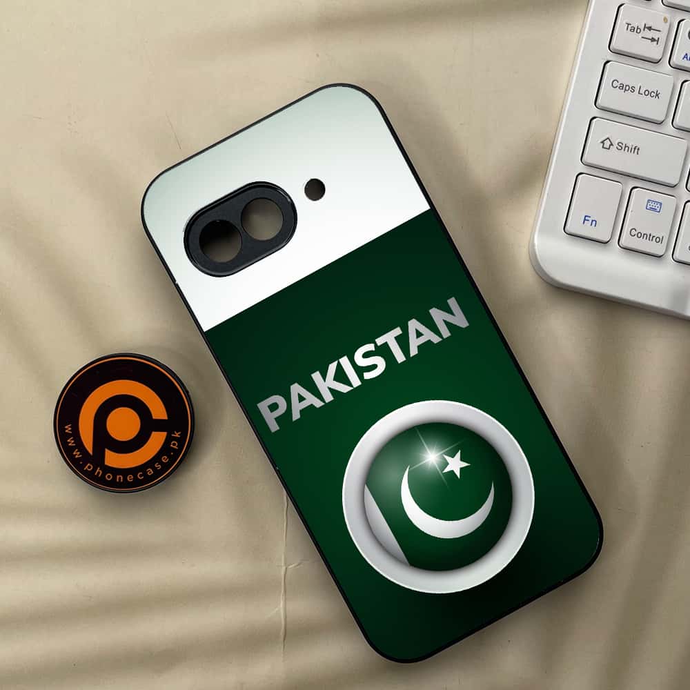 Google Pixel 9a - Pakistani Flag Series - Premium Metal Printed soft Bumper Shock Proof Case