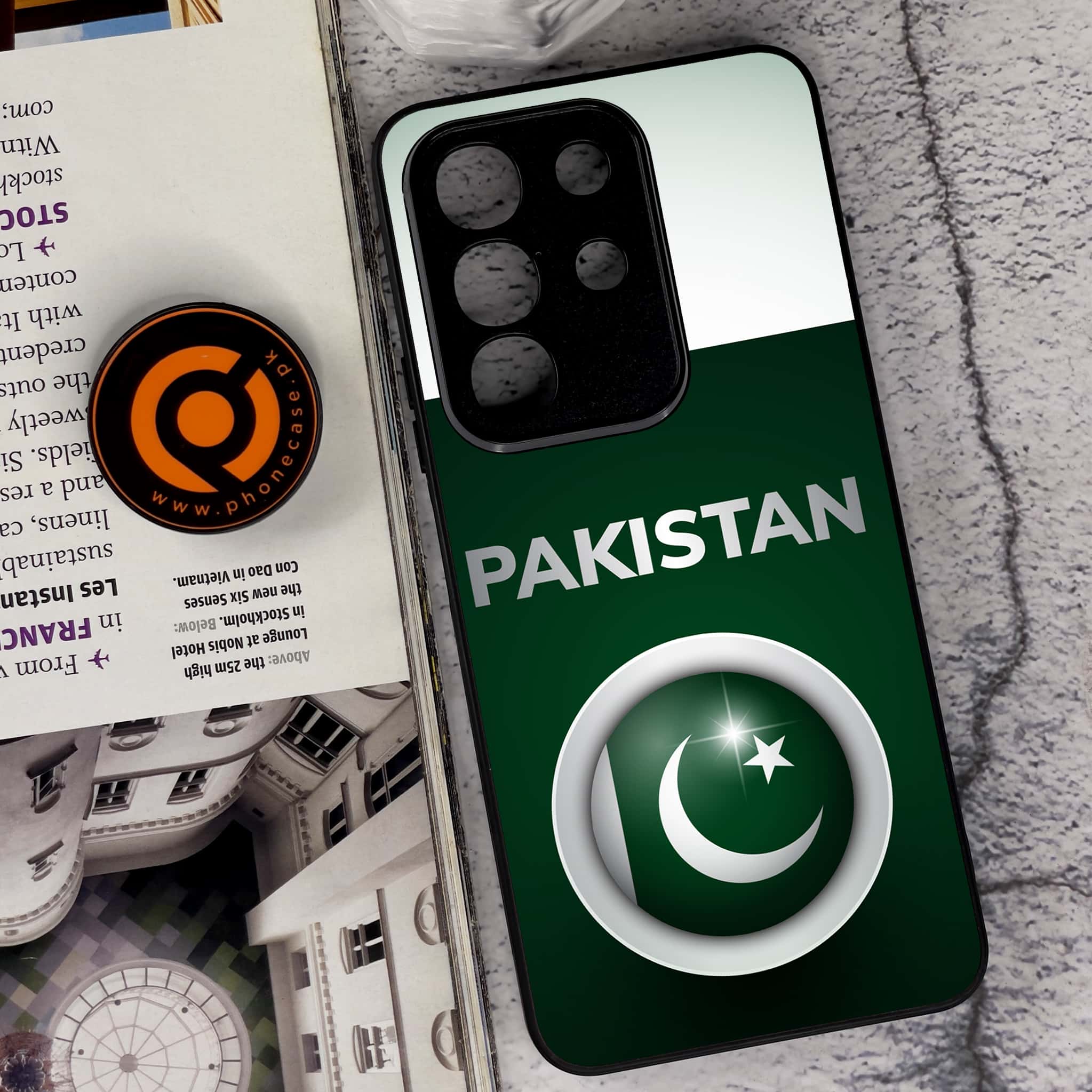 Vivo Y29 4G - Pakistani Flag Series - Premium Metal Printed soft Bumper Shock Proof Case