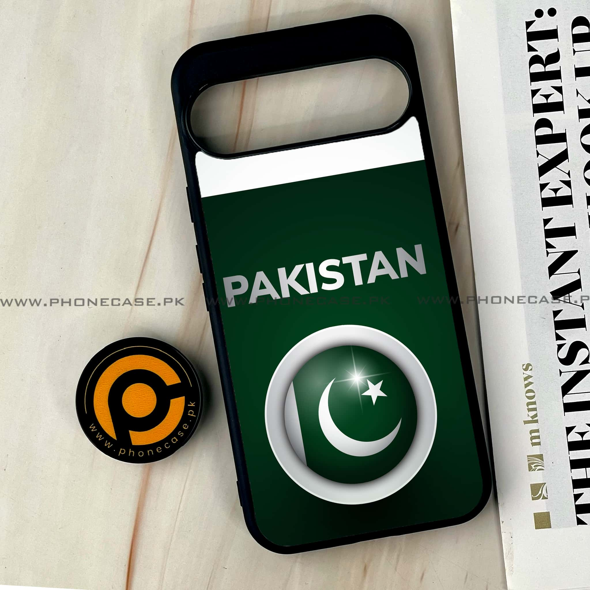 Google Pixel 9 Pro XL - Pakistani Flag Series - Premium Printed Glass soft Bumper shock Proof Case