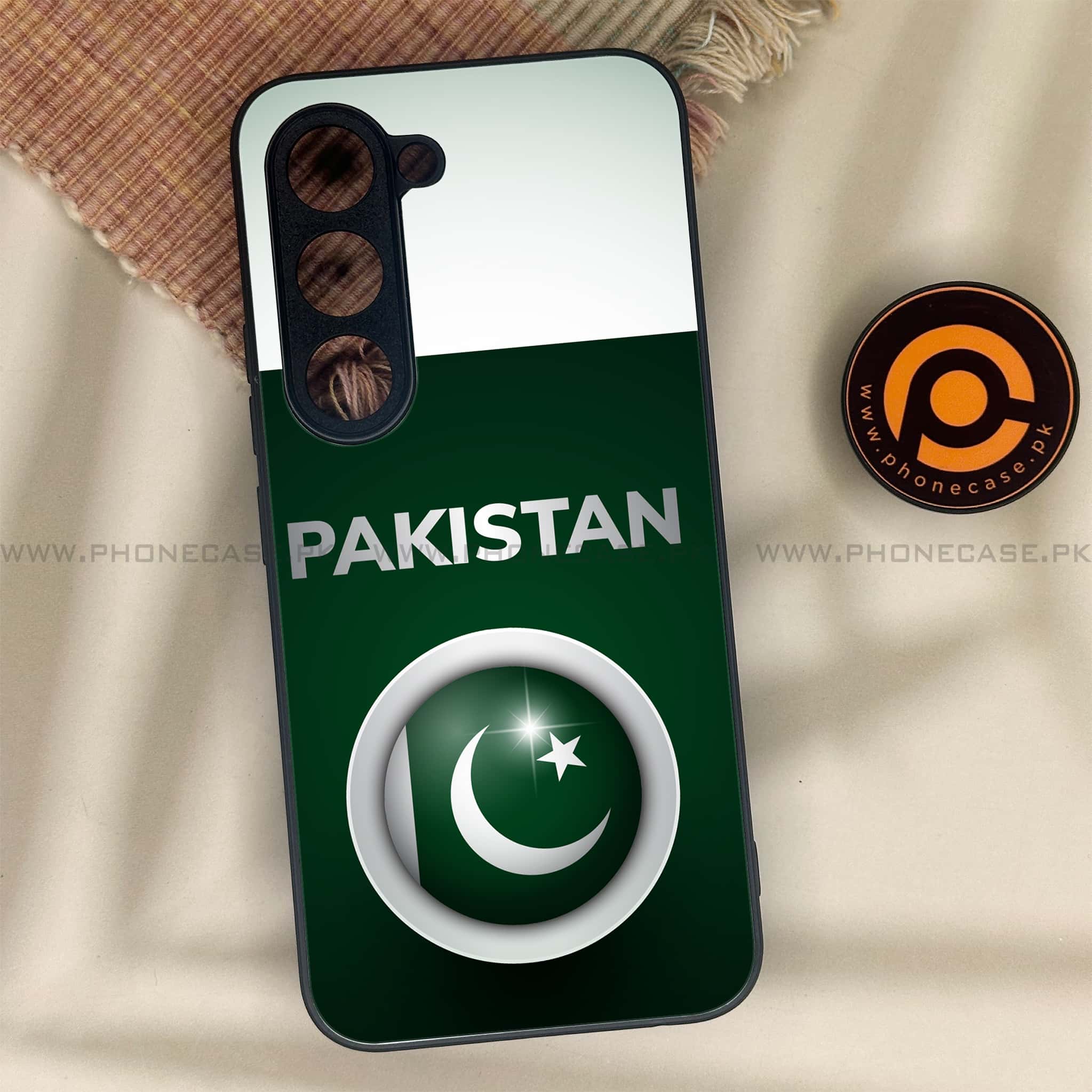 Tecno Spark 40 Pro - Pakistani Flag Series - Premium Metal Printed soft Bumper shock Proof Case
