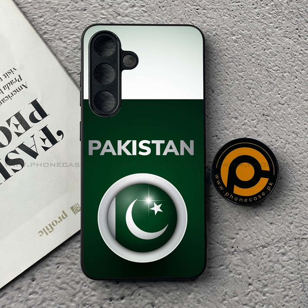 Pakistani Flag Design  7 - Premium Metal Phone Case All Models