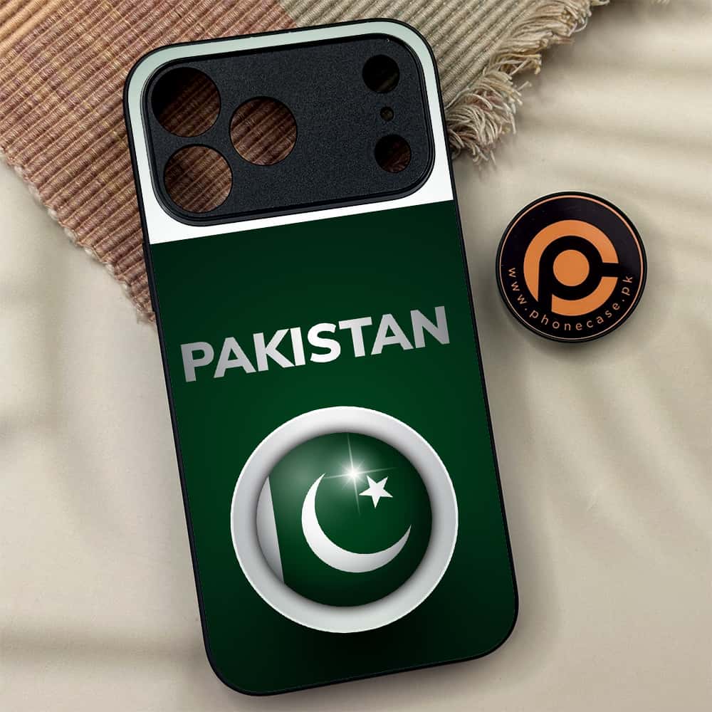 iPhone 17 Pro Max - Pakistani Flag Series - Premium Metal Printed soft Bumper shock Proof Case