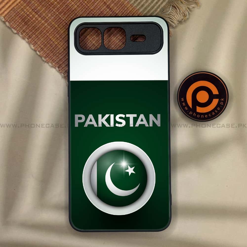 Infinix Smart 10 Plus - Pakistani Flag Series - Premium Metal Printed soft Bumper shock Proof Case