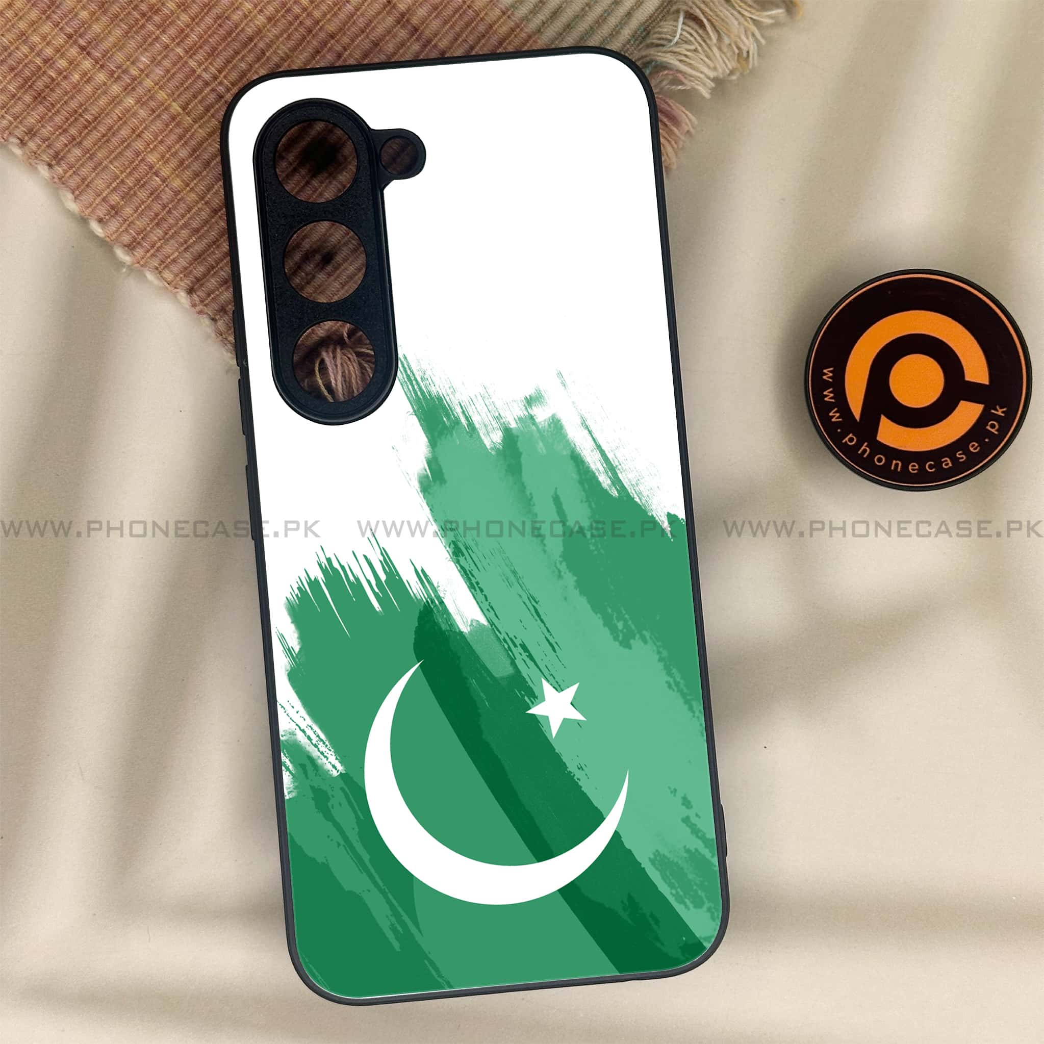 Tecno Spark 40 Pro - Pakistani Flag Series - Premium Metal Printed soft Bumper shock Proof Case