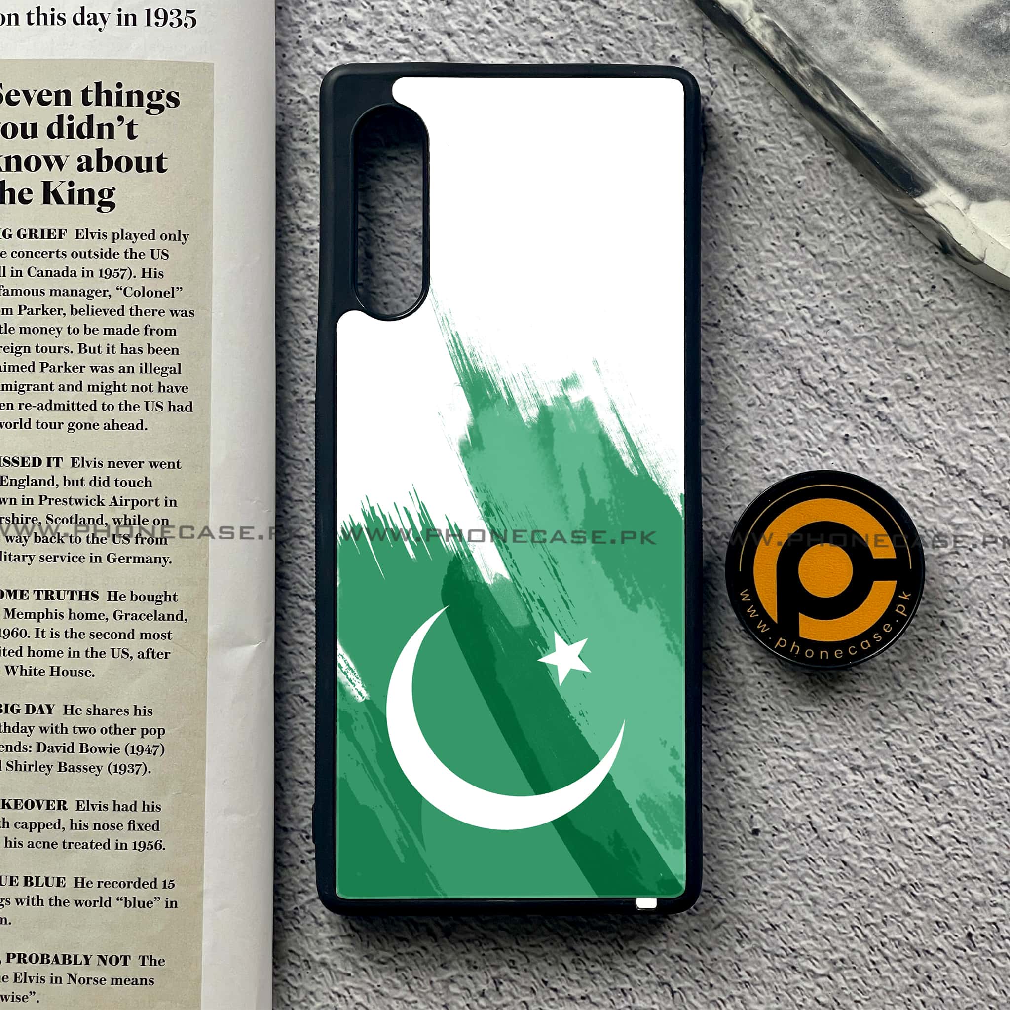 LG Velvet - Pakistani Flag Series - Premium Printed Glass soft Bumper shock Proof Case