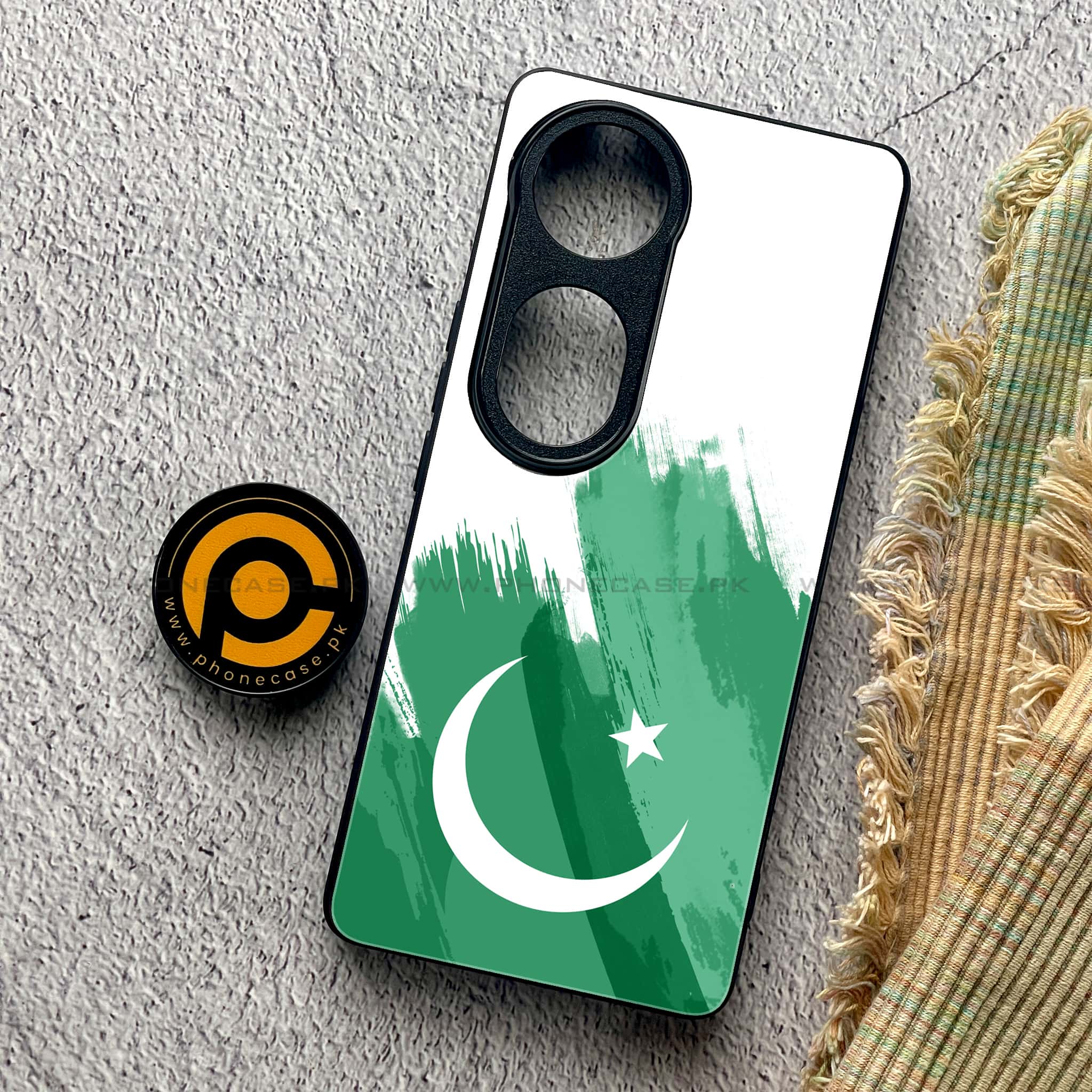 Vivo S19 Pro - Pakistani Flag Series - Premium Metal Printed soft Bumper shock Proof Case