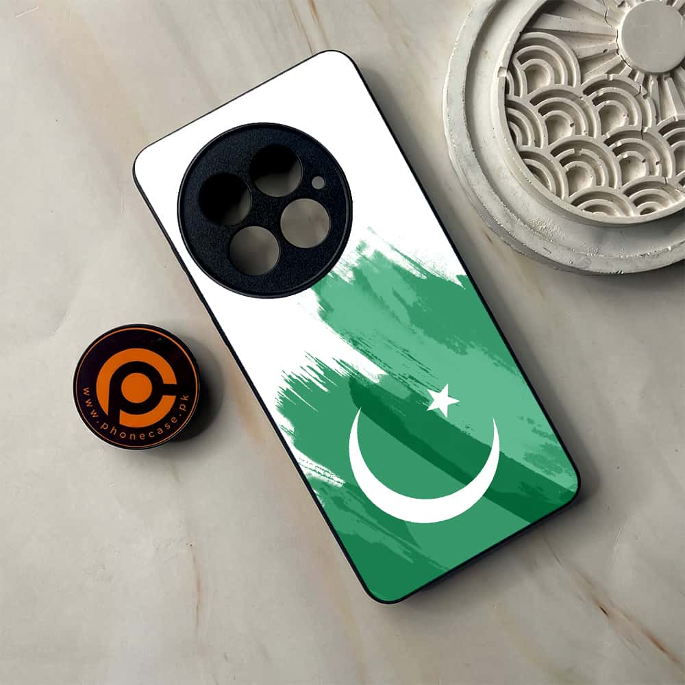 OnePlus 13 - Pakistani Flag Series - Premium Metal Printed soft Bumper shock Proof Case