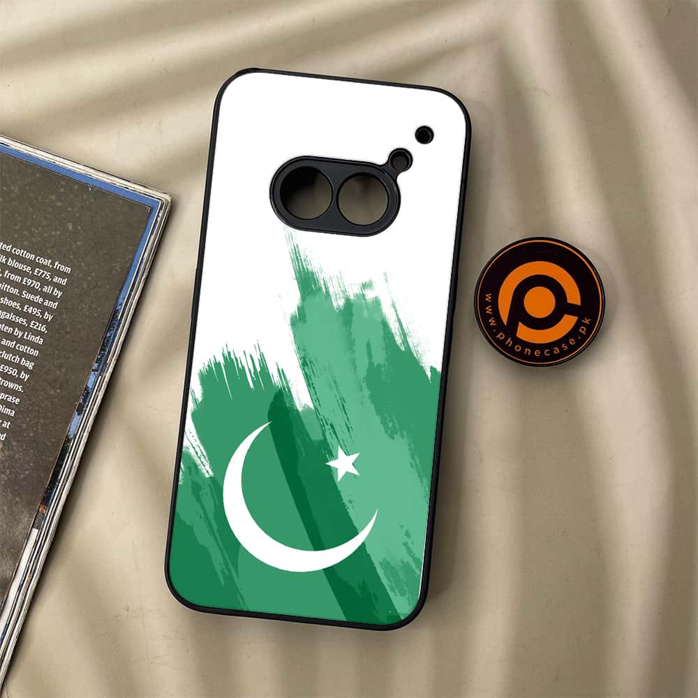 Nothing Phone (2a) - Pakistani Flag Series - Premium Metal Printed soft Bumper Shock Proof Case
