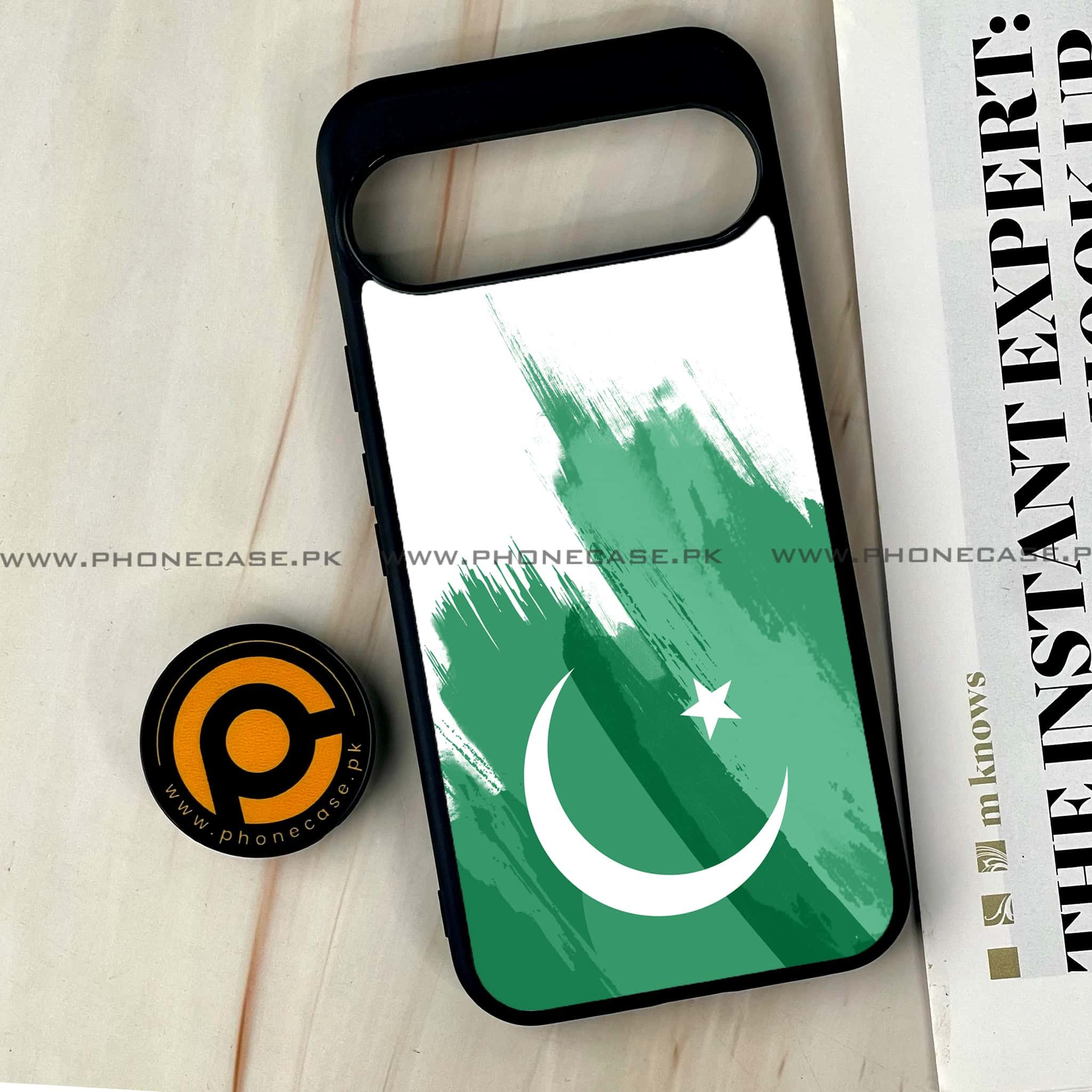 Google Pixel 9 Pro XL - Pakistani Flag Series - Premium Printed Glass soft Bumper shock Proof Case