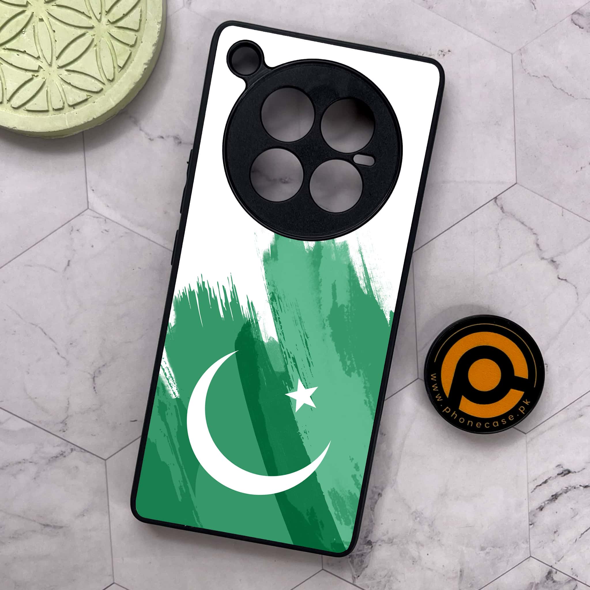 Infinix Zero 40 5G - Pakistani Flag Series - Premium Metal Printed soft Bumper shock Proof Case