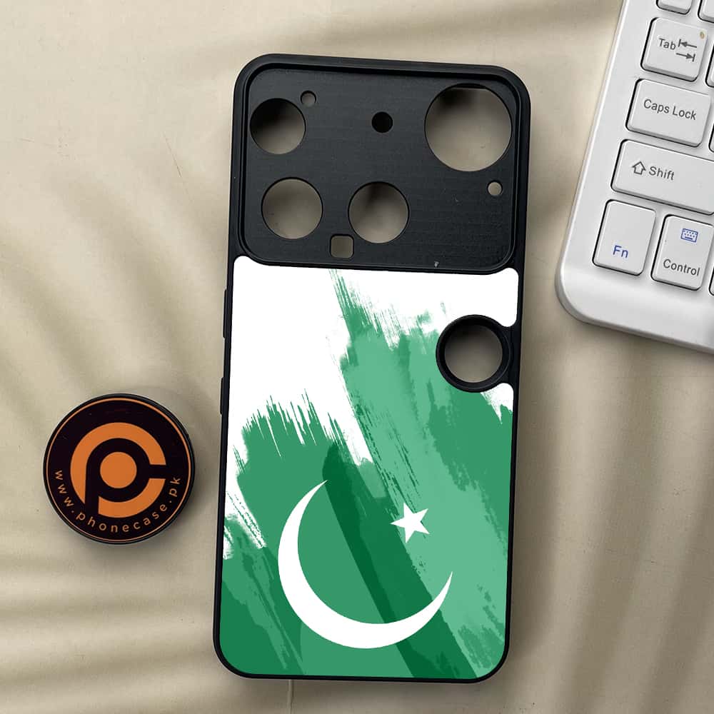 Nothing Phone 3 - Pakistani Flag Series - Premium Metal  Printed soft Bumper shock Proof Case