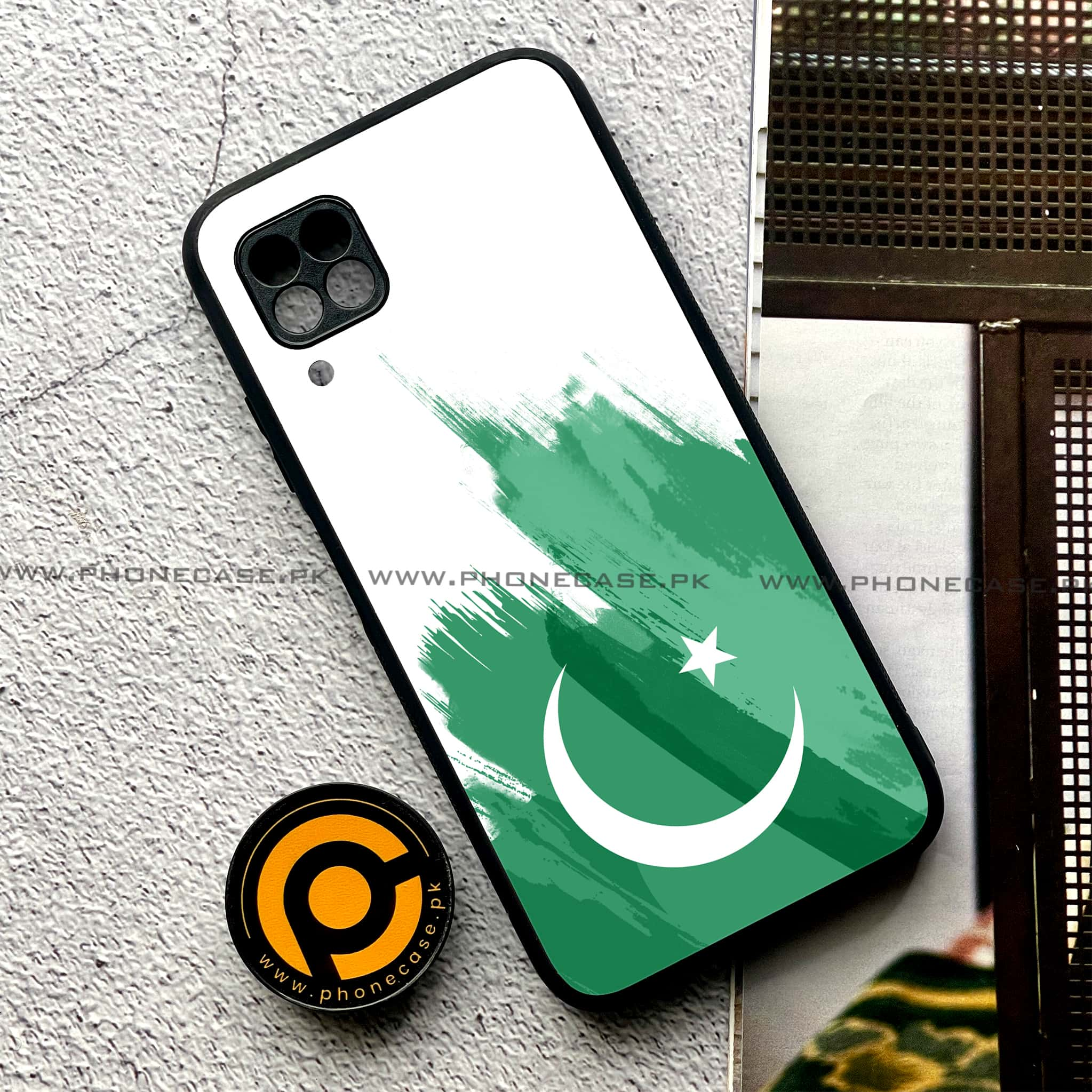 Huawei P40 Lite - Pakistani Flag Series - Premium Printed Glass soft Bumper shock Proof Case