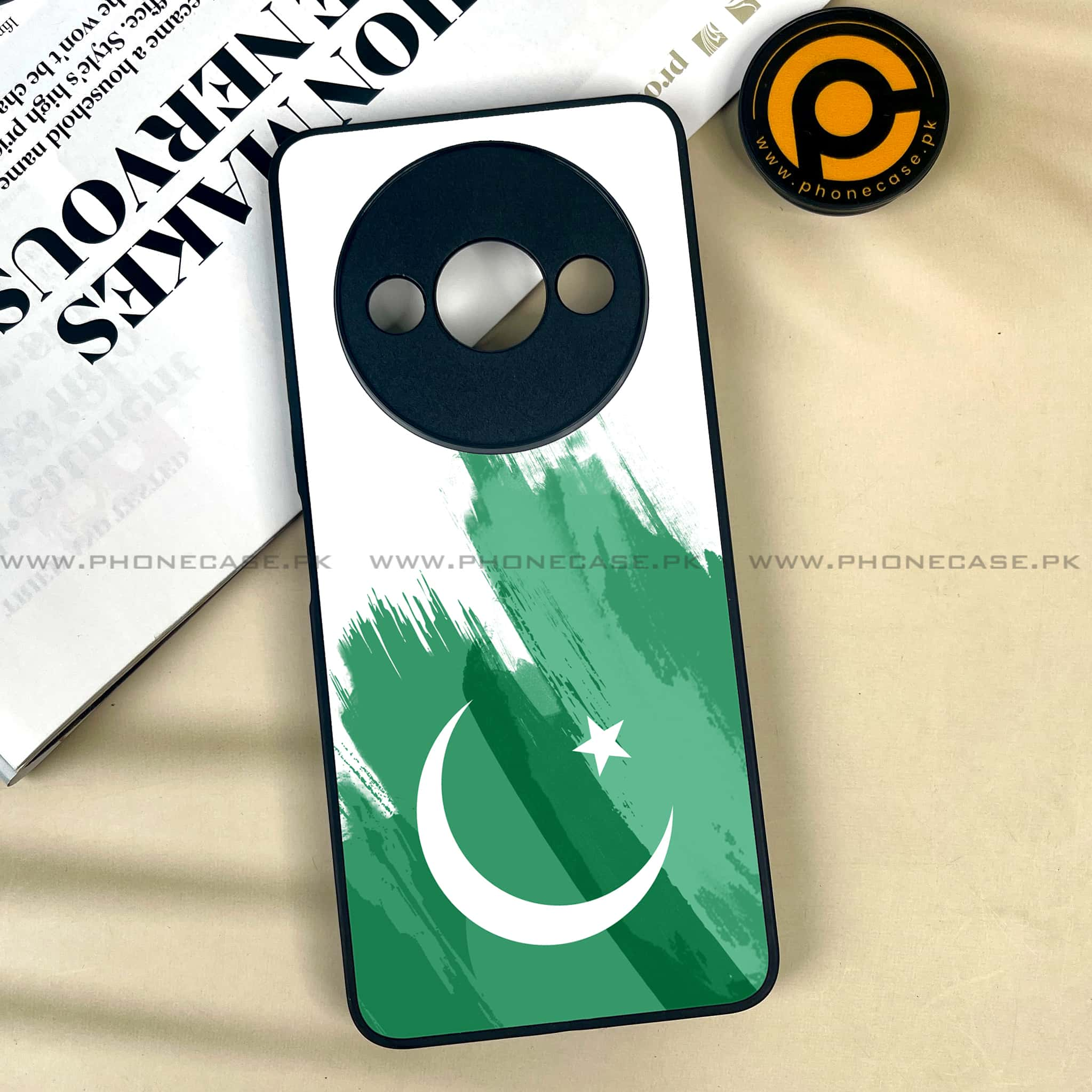 Xiaomi Redmi A3x - Pakistani Flag Series - Premium Printed Metal soft Bumper shock Proof Case