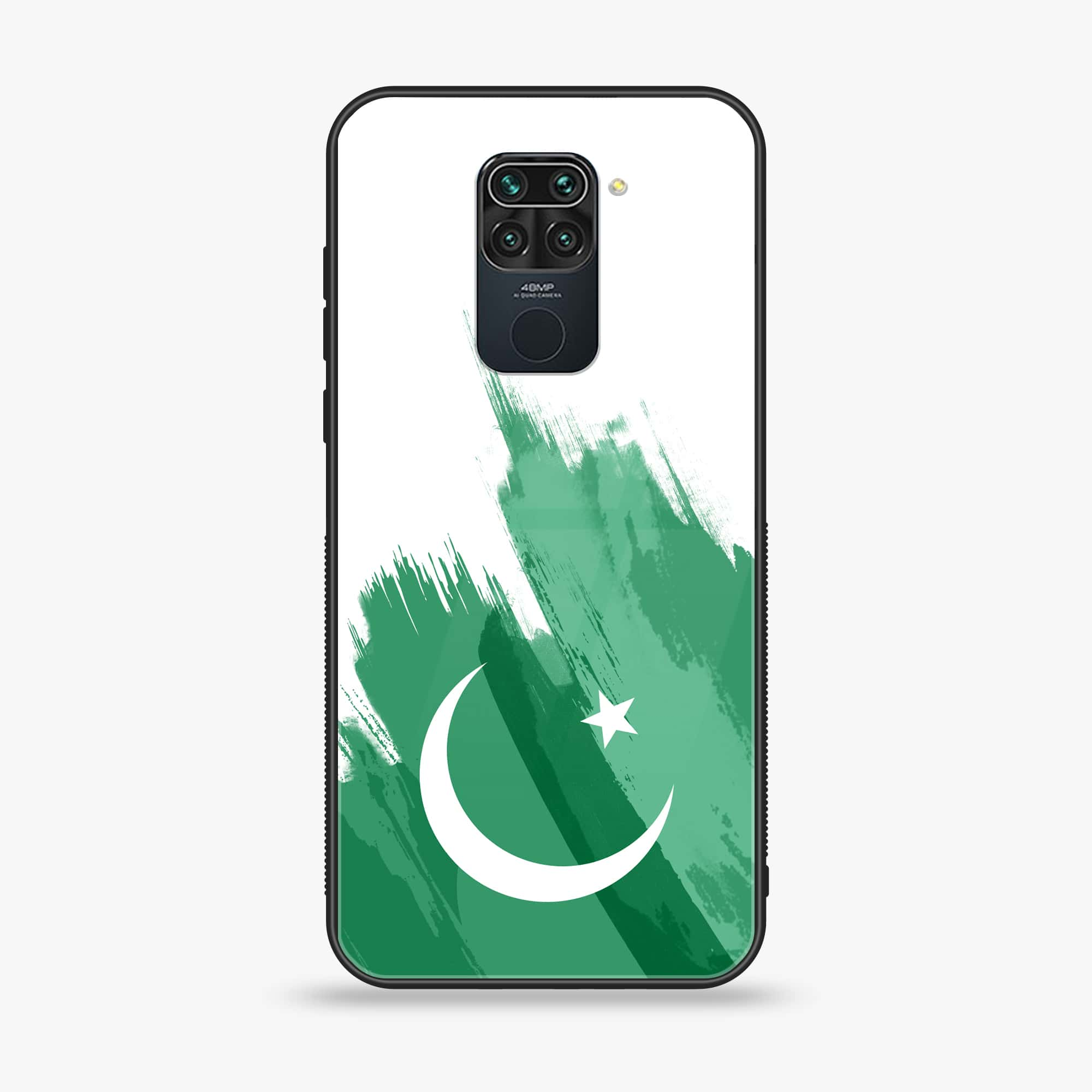 Xiaomi Redmi 10X - Pakistani Flag Series -  Premium Printed Metal soft Bumper shock Proof Case