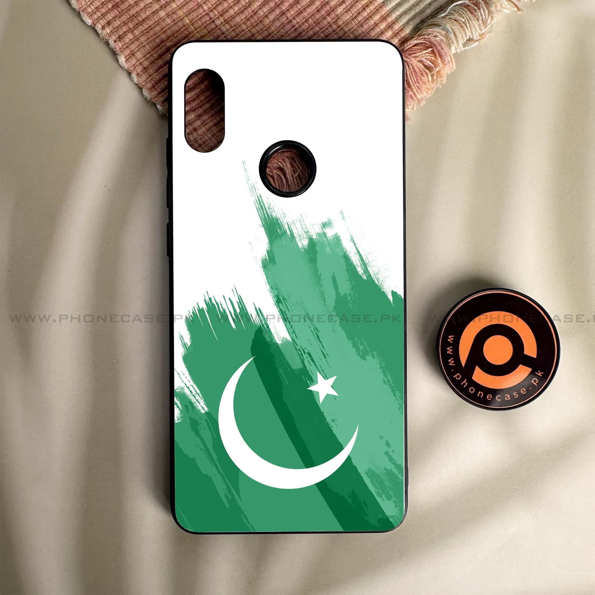 Redmi Note 5/Note 5 Pro - Pakistani Flag Series - Premium Metal Printed soft Bumper shock Proof Case
