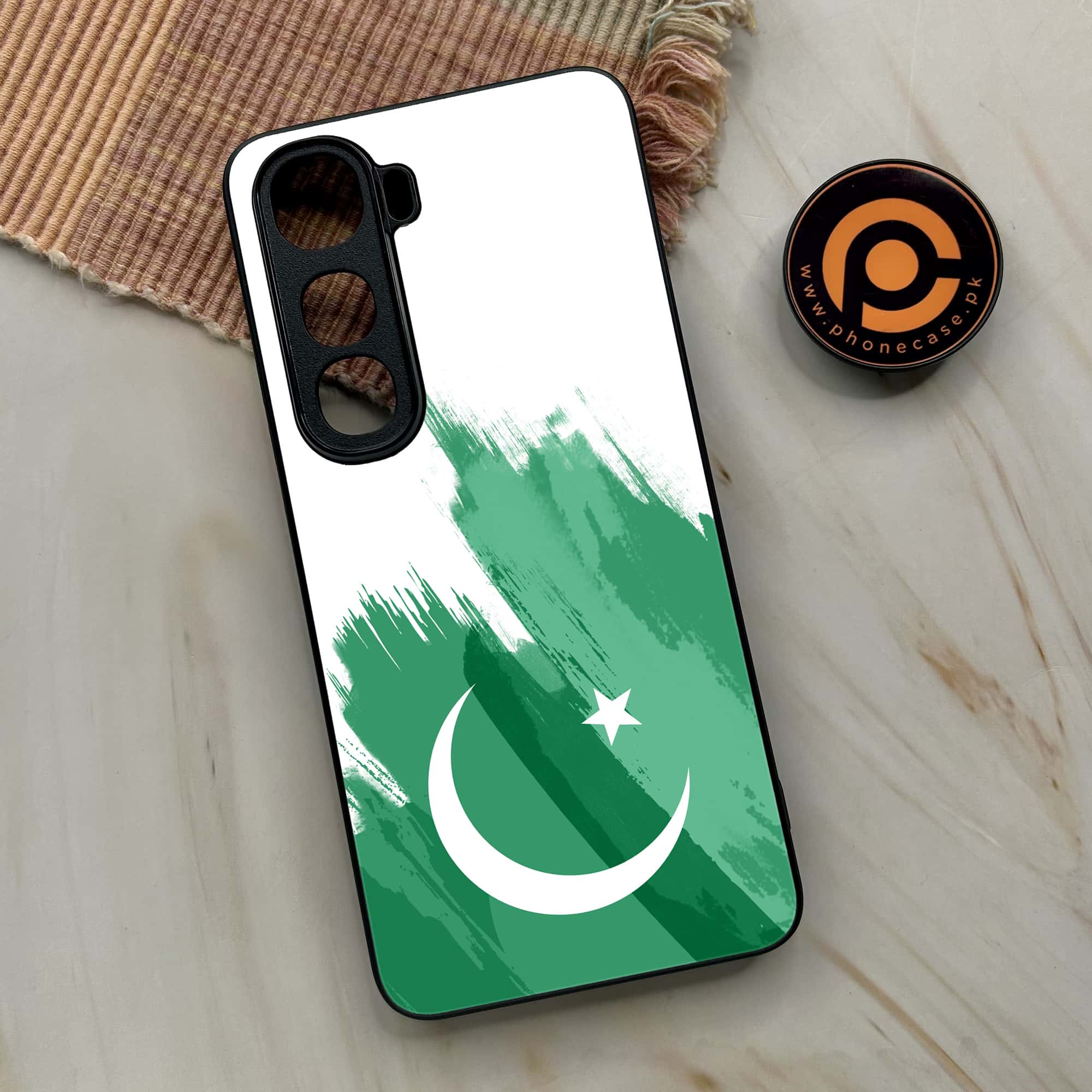 Vivo Y400 - Pakistani Flag Series - Premium Metal Printed soft Bumper shock Proof Case