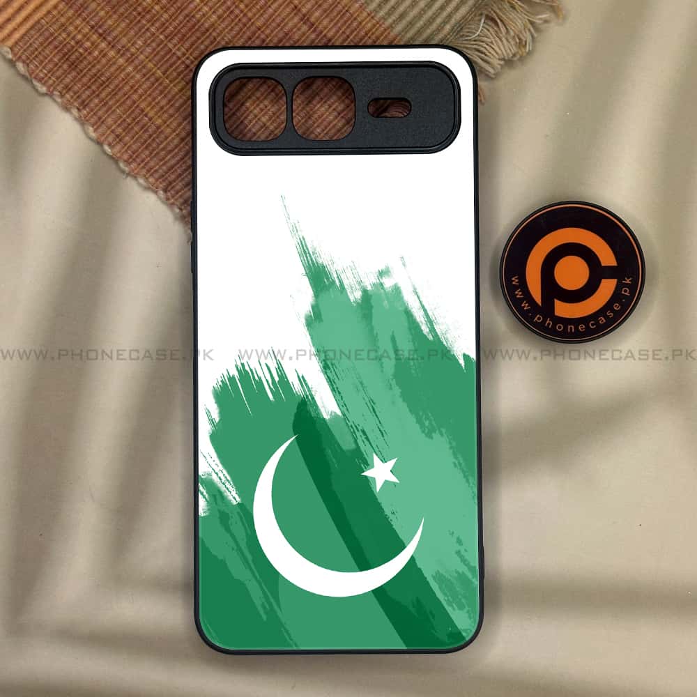 Infinix Smart 10 Plus - Pakistani Flag Series - Premium Metal Printed soft Bumper shock Proof Case
