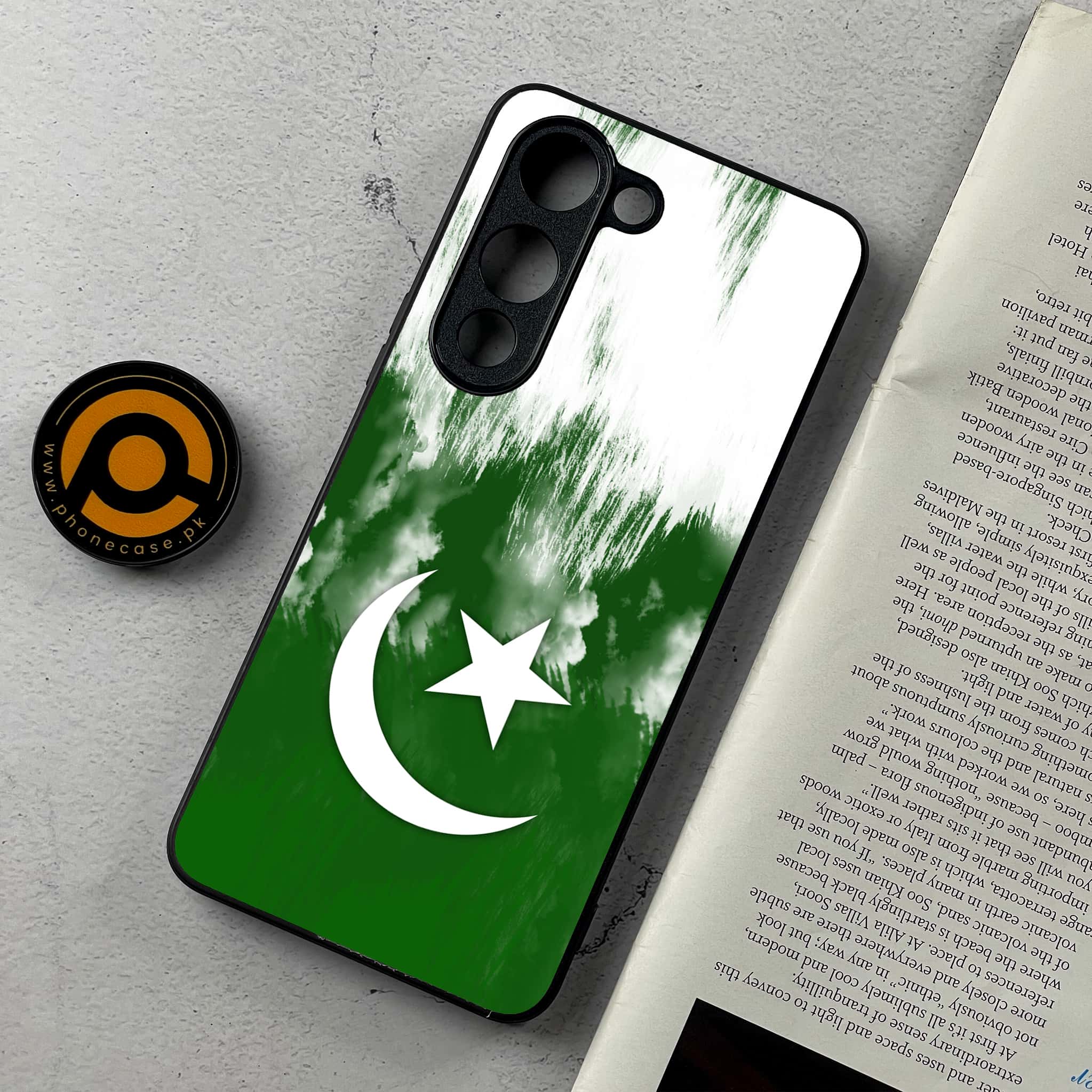 Vivo Y04 - Pakistani Flag Series - Premium Metal Printed Soft Bumper Shockproof Case