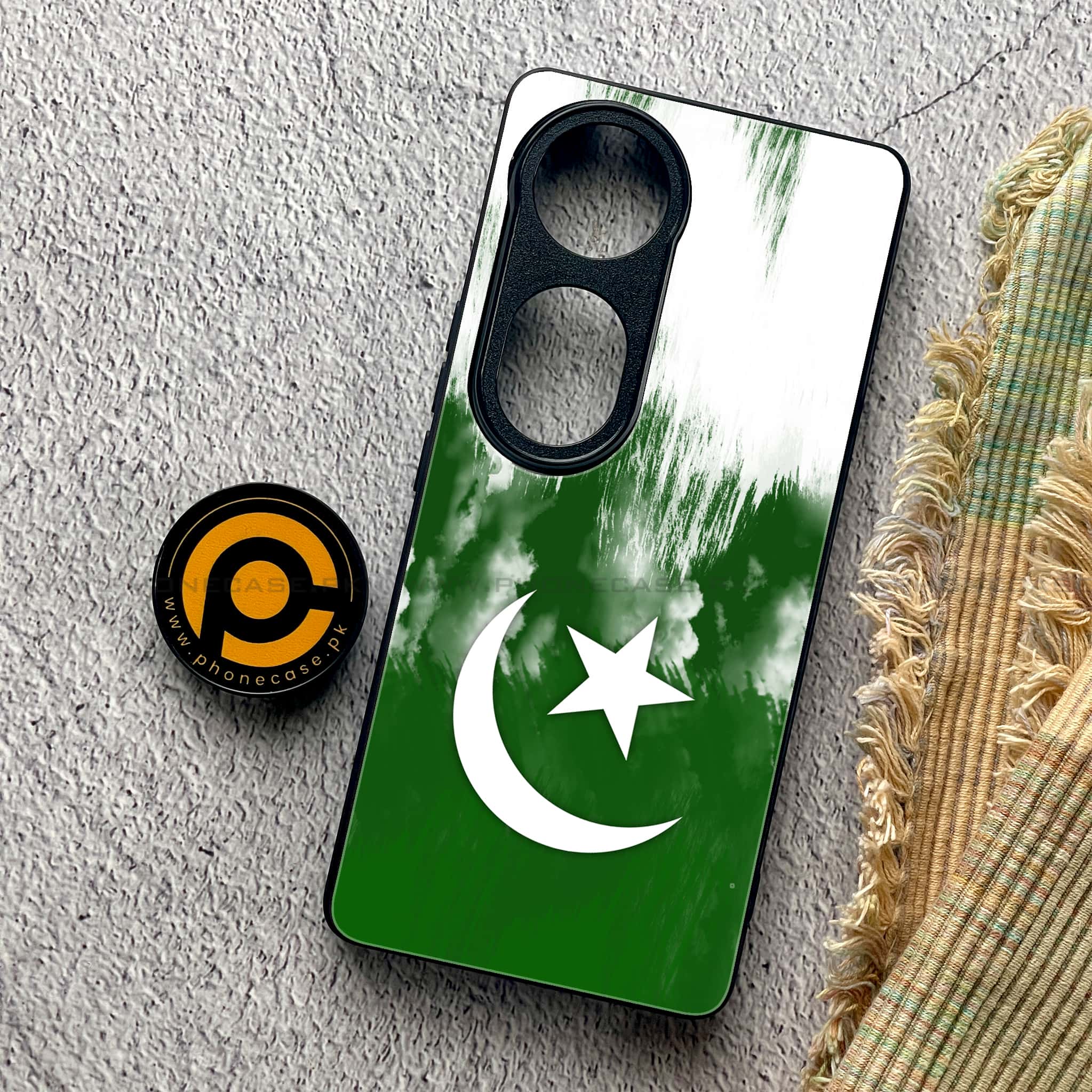 Vivo S19 Pro - Pakistani Flag Series - Premium Metal Printed soft Bumper shock Proof Case