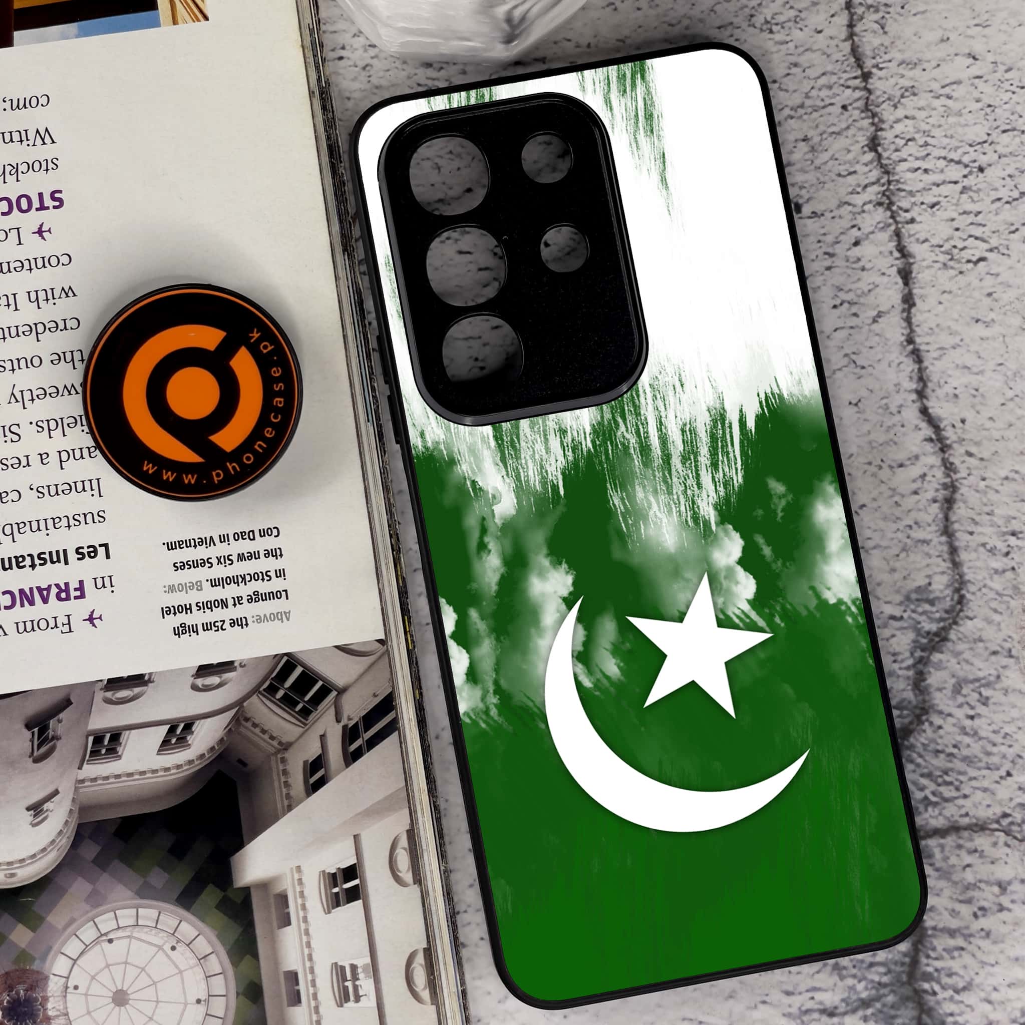 Vivo Y29 4G - Pakistani Flag Series - Premium Metal Printed soft Bumper Shock Proof Case