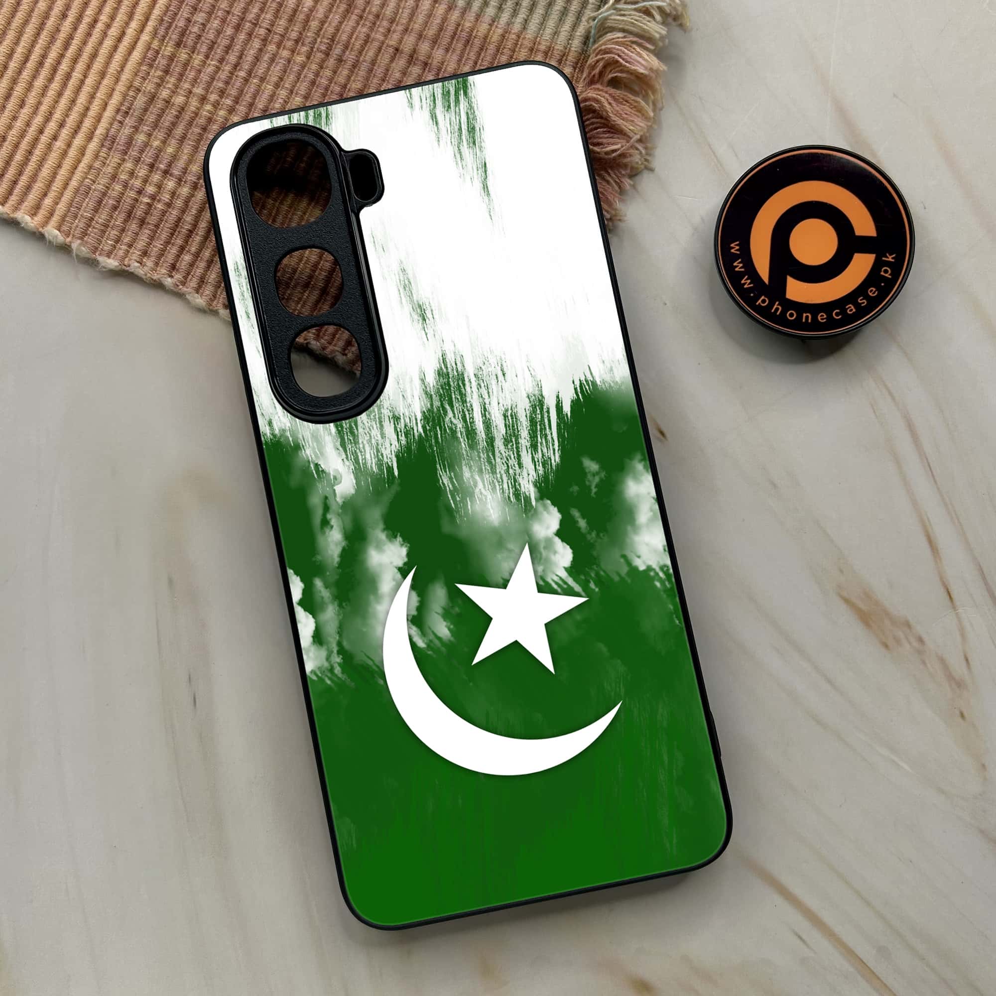 Vivo Y400 - Pakistani Flag Series - Premium Metal Printed soft Bumper shock Proof Case