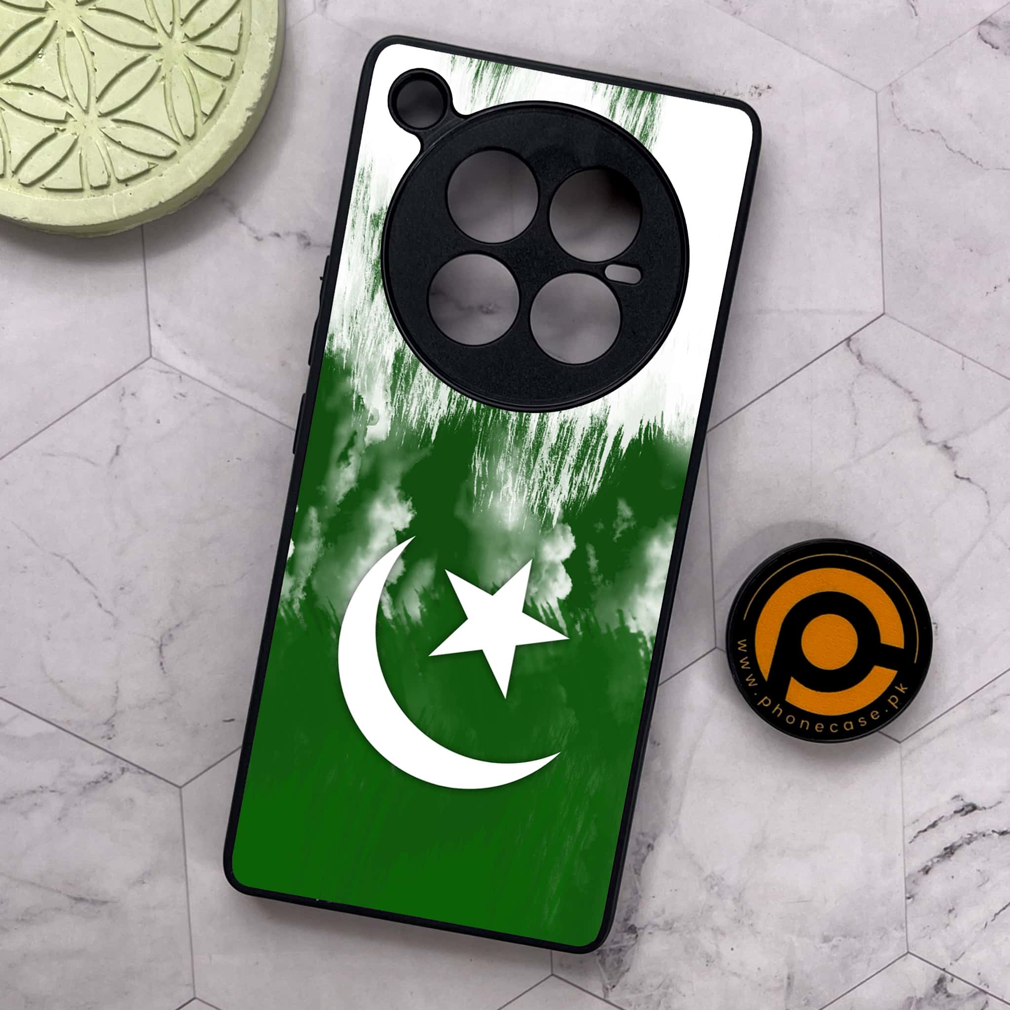 Infinix Zero 40 5G - Pakistani Flag Series - Premium Metal Printed soft Bumper shock Proof Case