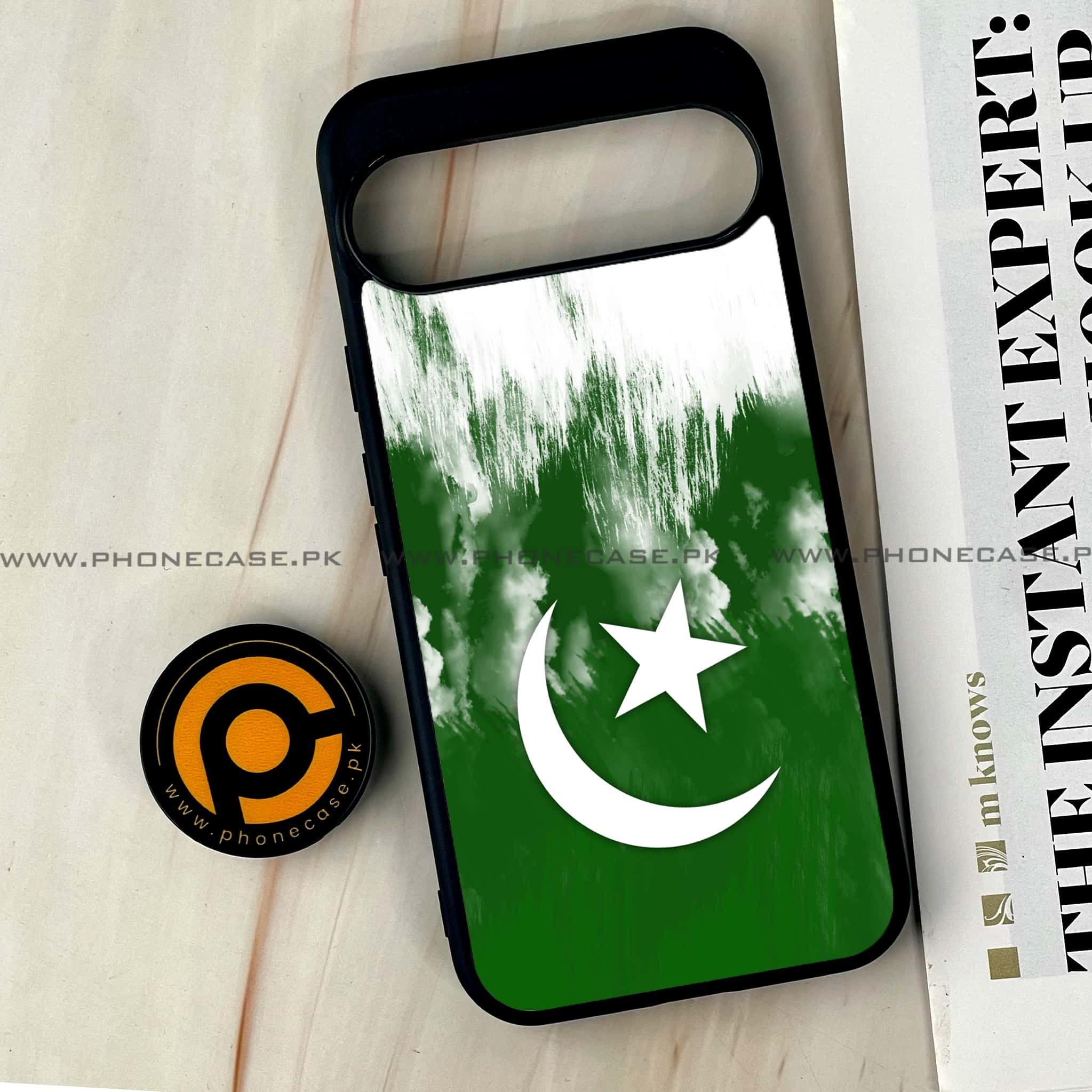 Google Pixel 9 Pro XL - Pakistani Flag Series - Premium Printed Glass soft Bumper shock Proof Case