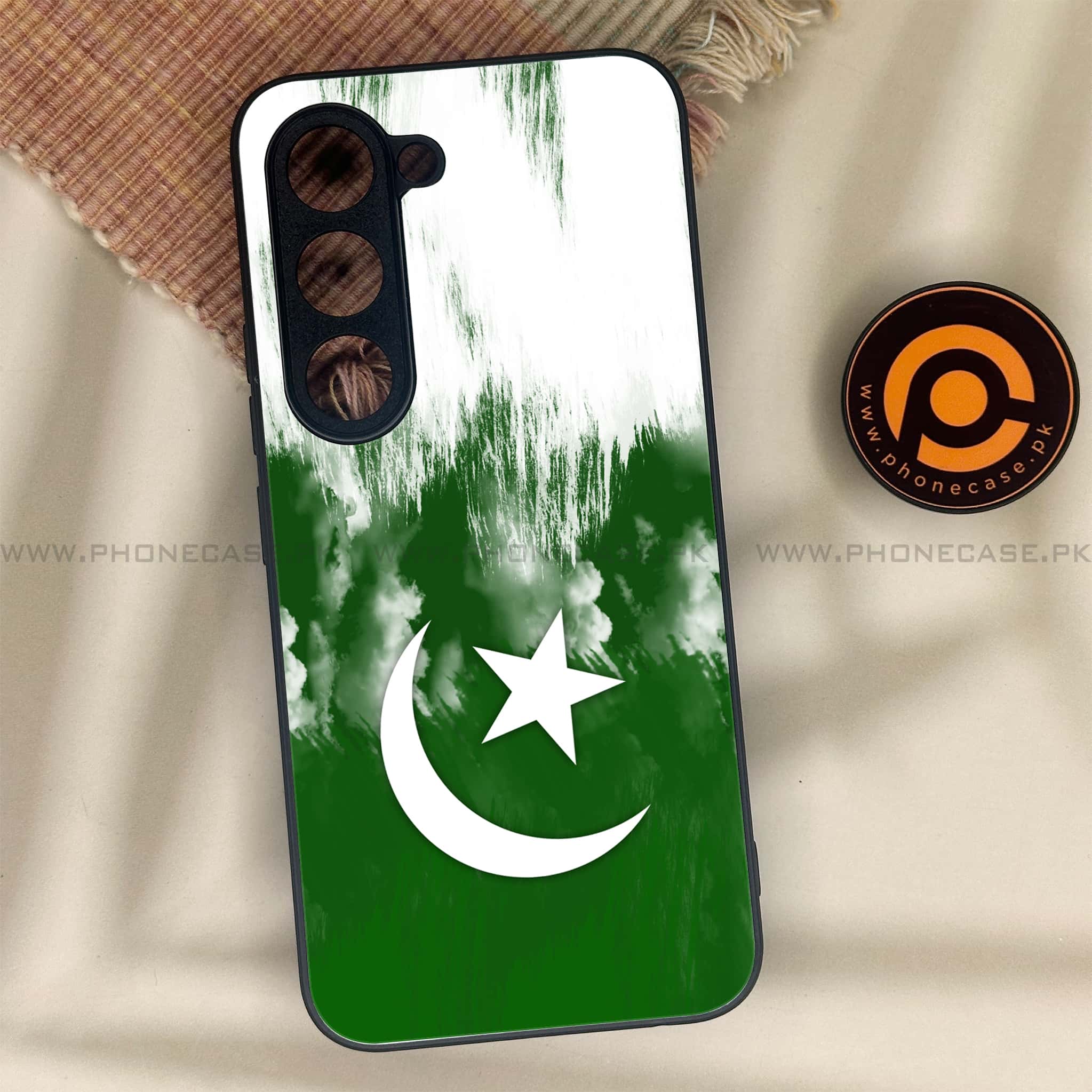 Tecno Spark 40 Pro - Pakistani Flag Series - Premium Metal Printed soft Bumper shock Proof Case