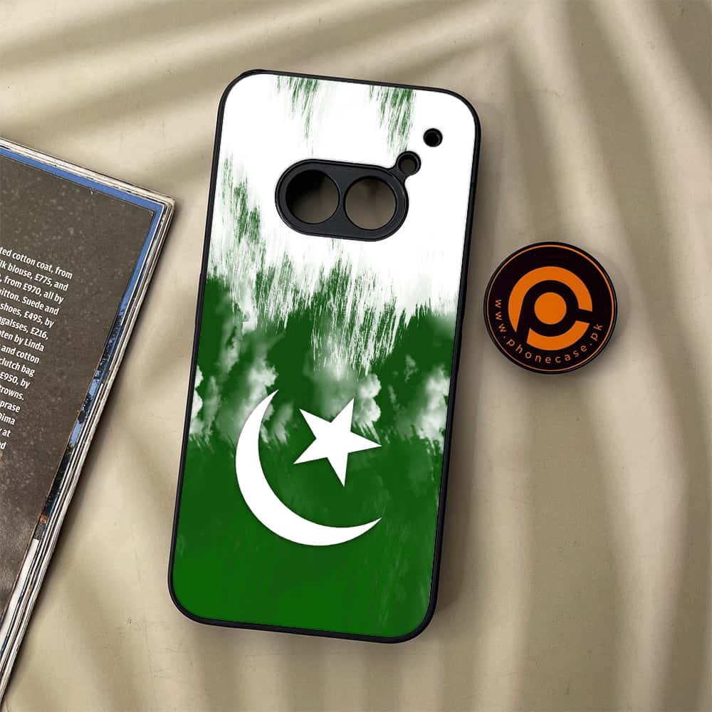 Nothing Phone (2a) - Pakistani Flag Series - Premium Metal Printed soft Bumper Shock Proof Case