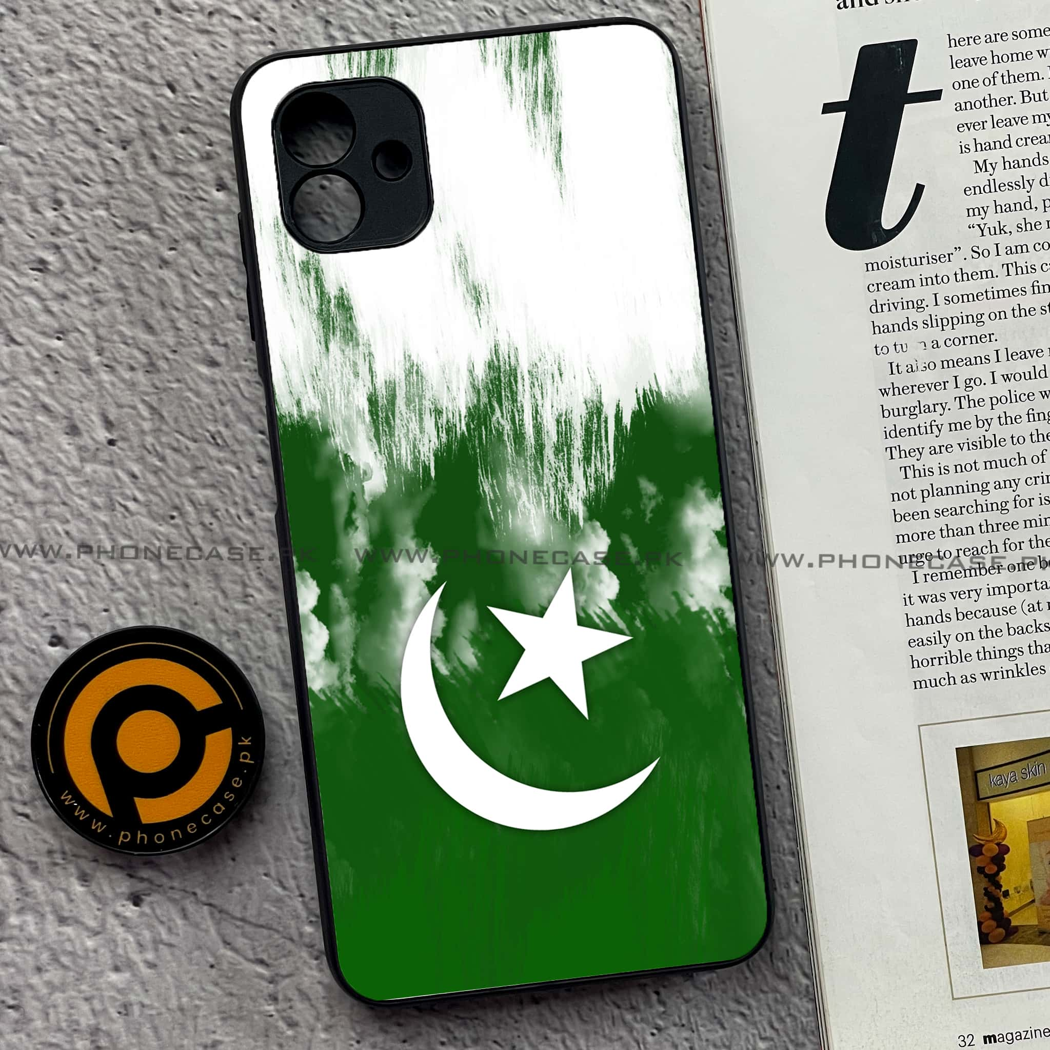 Samsung Galaxy A04 - Pakistani Flag Series - Premium Printed Glass soft Bumper shock Proof Case