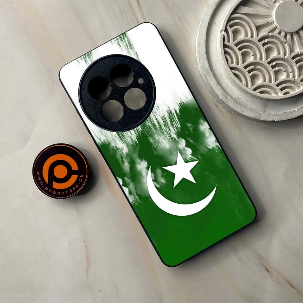 OnePlus 13 - Pakistani Flag Series - Premium Metal Printed soft Bumper shock Proof Case