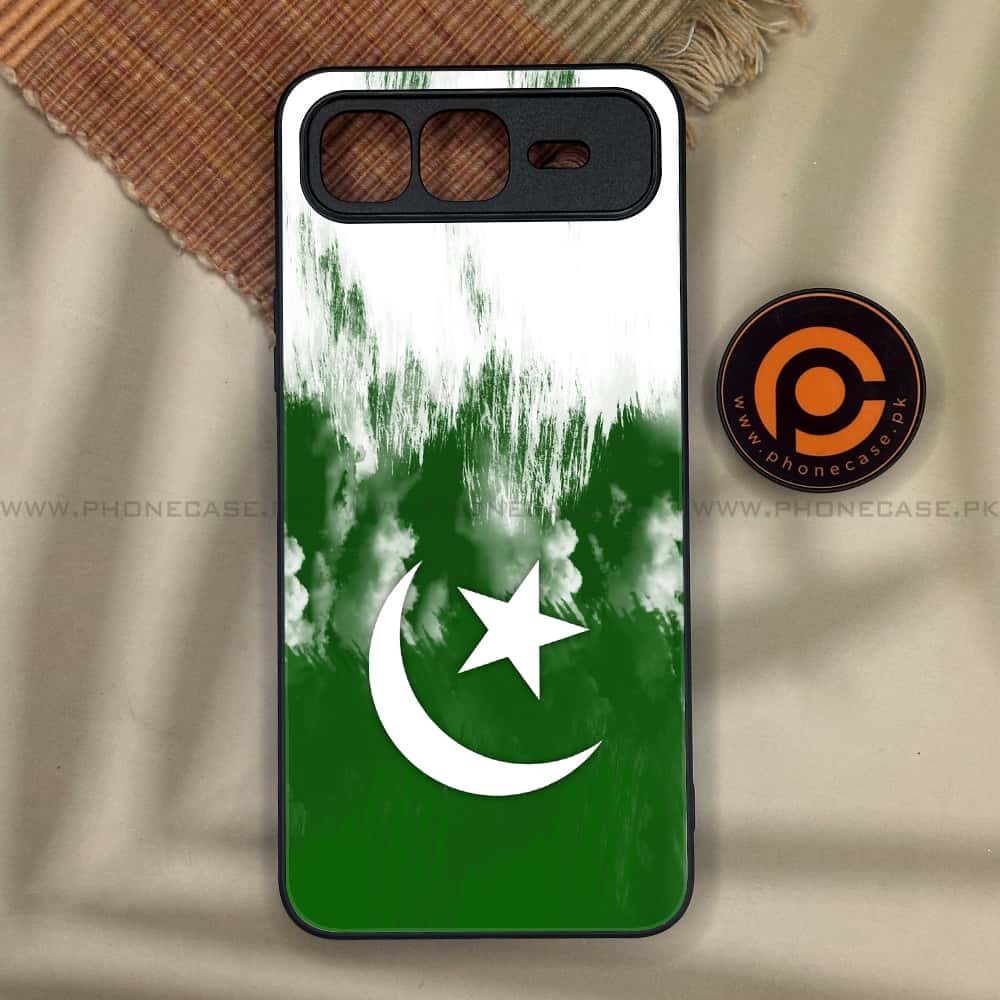 Infinix Smart 10 Plus - Pakistani Flag Series - Premium Metal Printed soft Bumper shock Proof Case