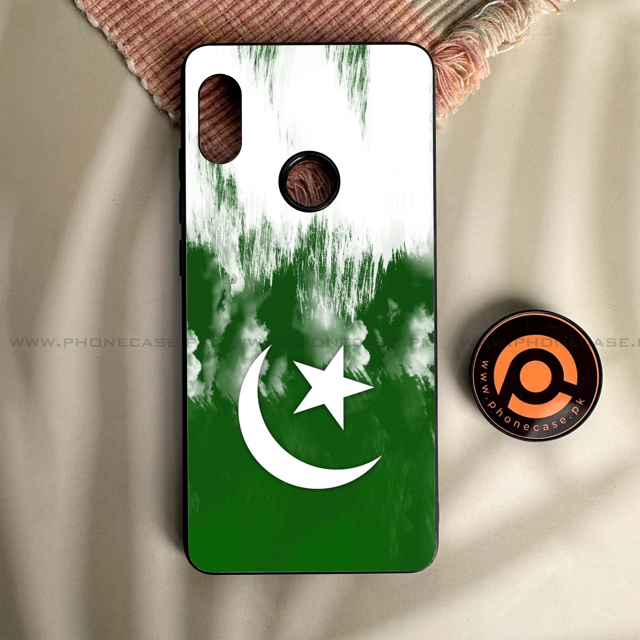 Redmi Note 5/Note 5 Pro - Pakistani Flag Series - Premium Metal Printed soft Bumper shock Proof Case