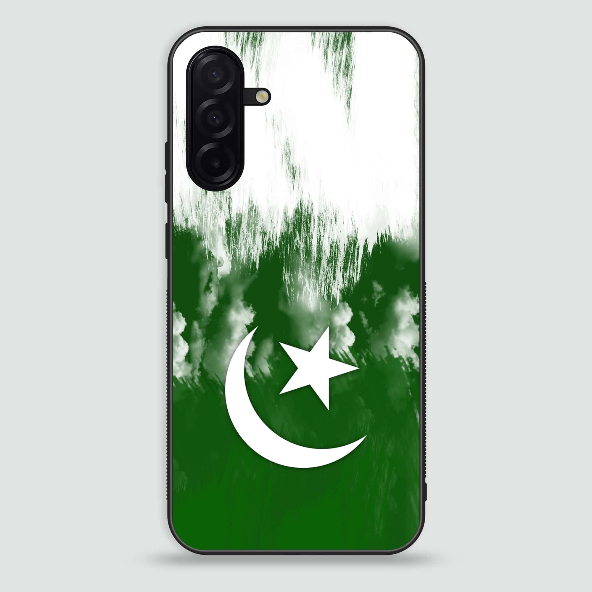 Samsung Galaxy A26 - Pakistani Flag Series - Premium Printed Glass soft Bumper shock Proof Case
