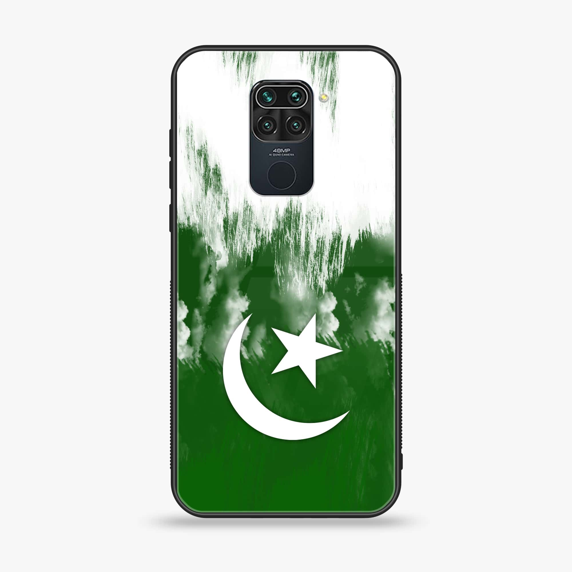 Xiaomi Redmi 10X - Pakistani Flag Series -  Premium Printed Metal soft Bumper shock Proof Case