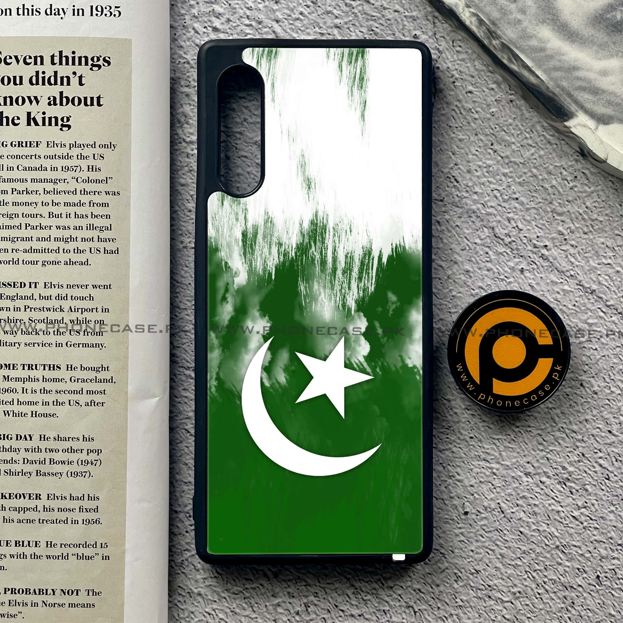 LG Velvet - Pakistani Flag Series - Premium Printed Glass soft Bumper shock Proof Case