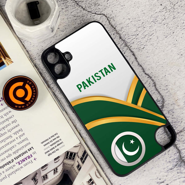 Nothing CMF Phone 1 - Pakistani Flag Series - Premium Metal Printed soft Bumper Shock Proof Case