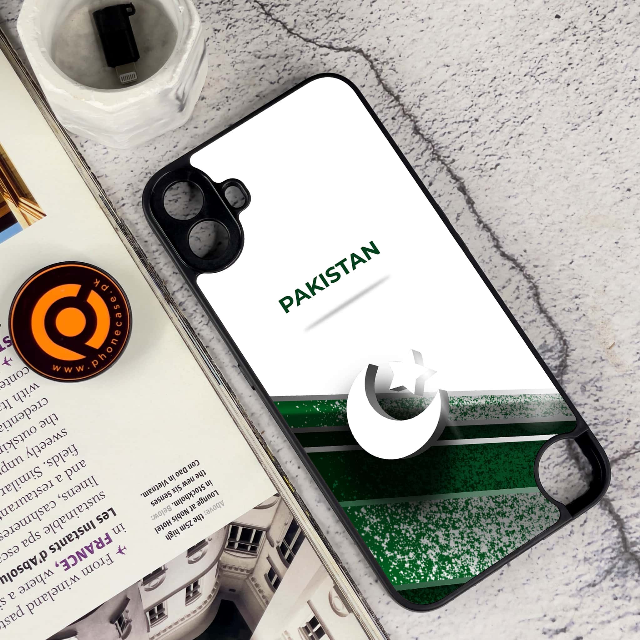 Nothing CMF Phone 1 - Pakistani Flag Series - Premium Metal Printed soft Bumper Shock Proof Case
