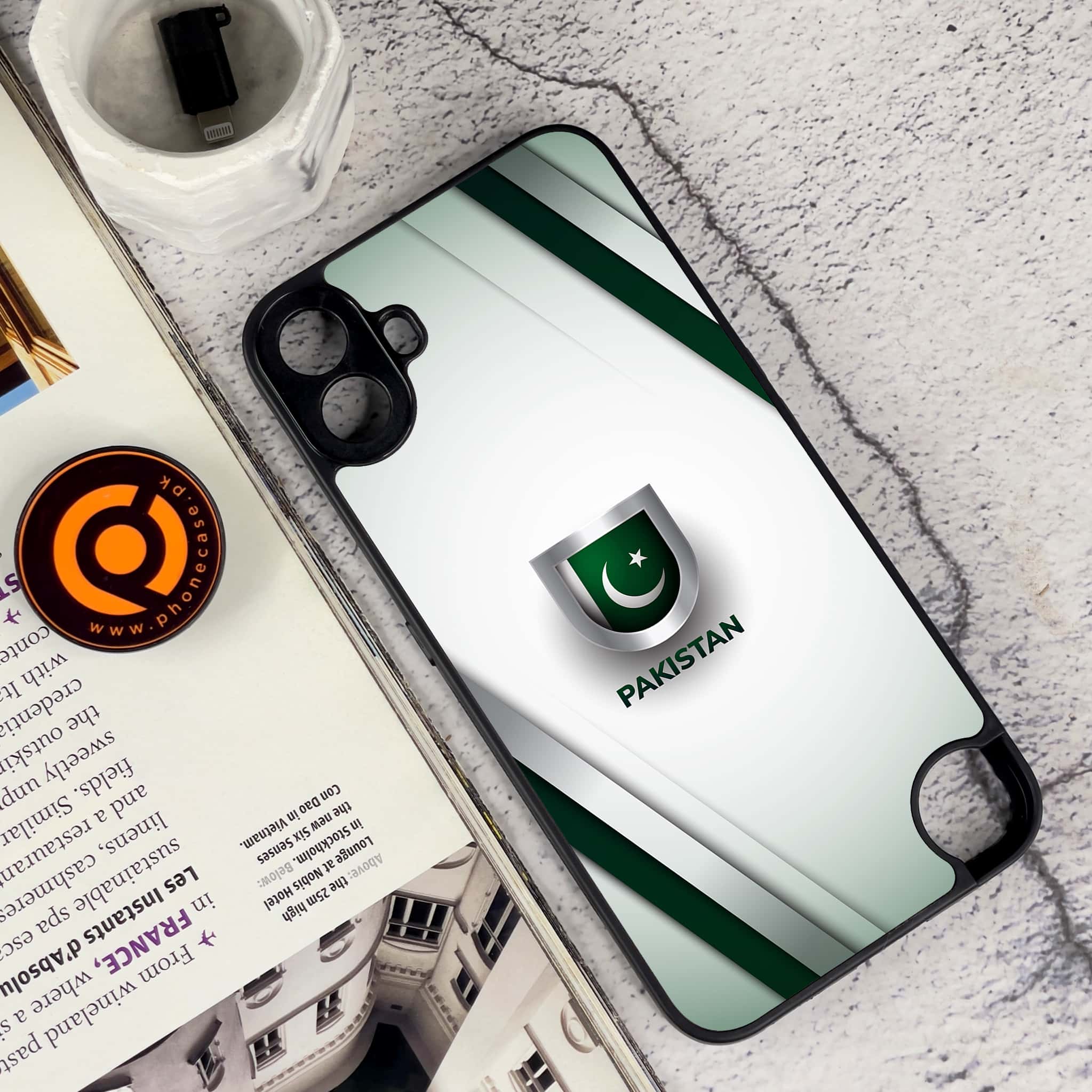 Nothing CMF Phone 1 - Pakistani Flag Series - Premium Metal Printed soft Bumper Shock Proof Case